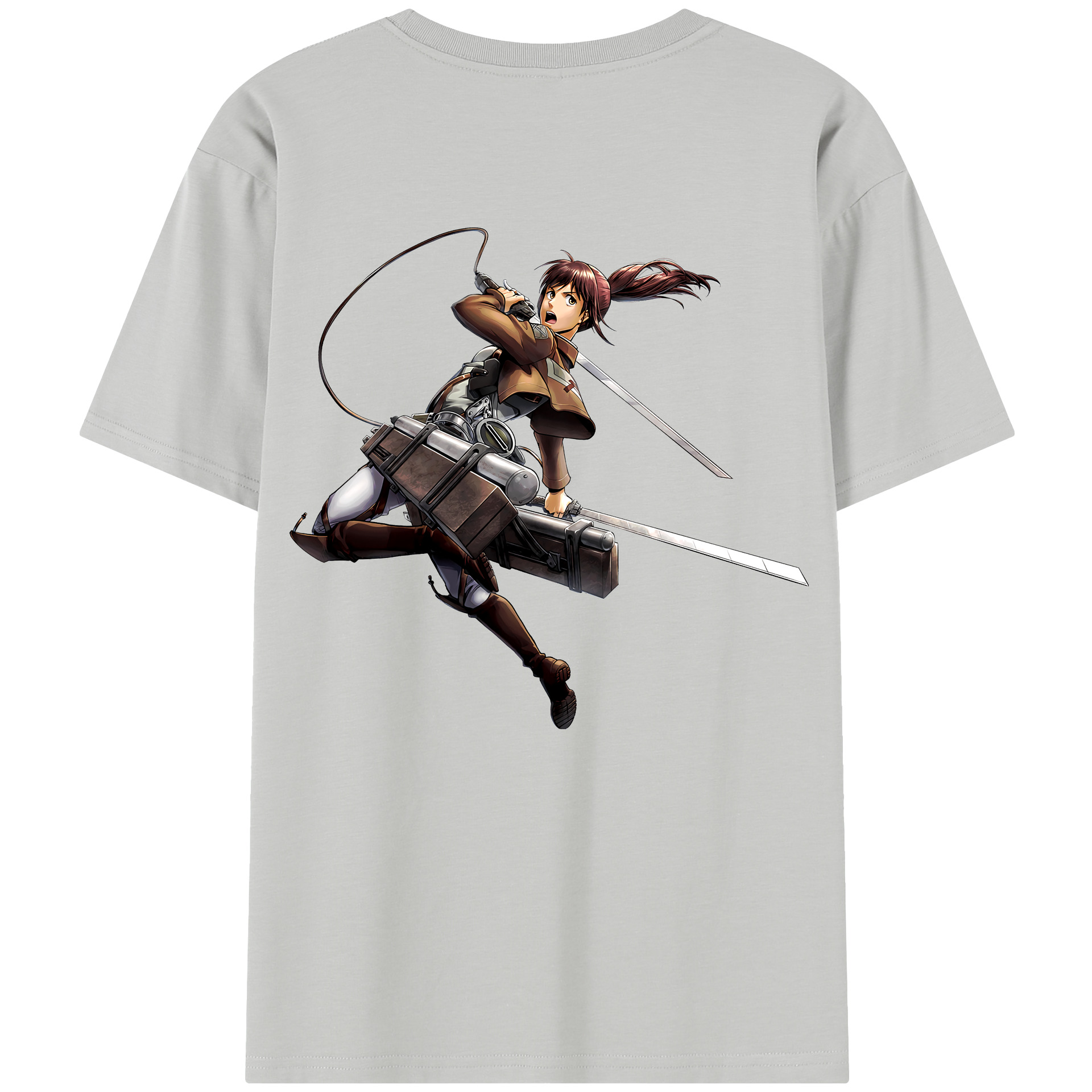 （画像用） 進撃の巨人 サシャ·ブラウス Attack on Titan Sasha Blaus レディース半袖Tシャツ(バックプリント)
