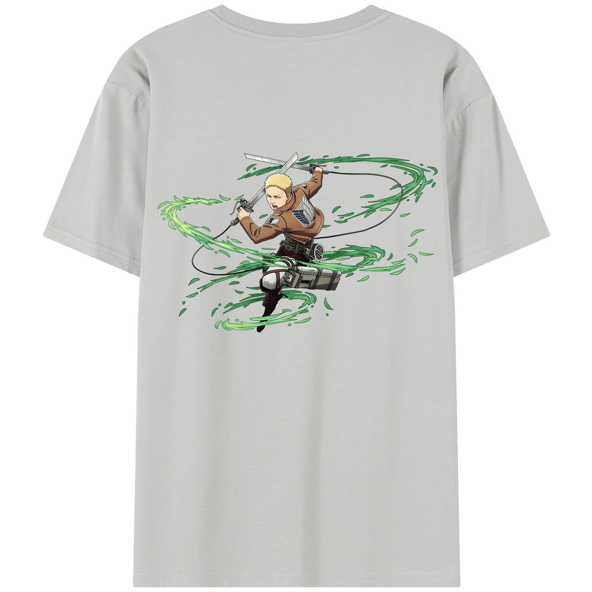 （画像用） 進撃の巨人 ライナー・ブラウン Attack on Titan Reiner Braun レディース半袖Tシャツ(バックプリント)