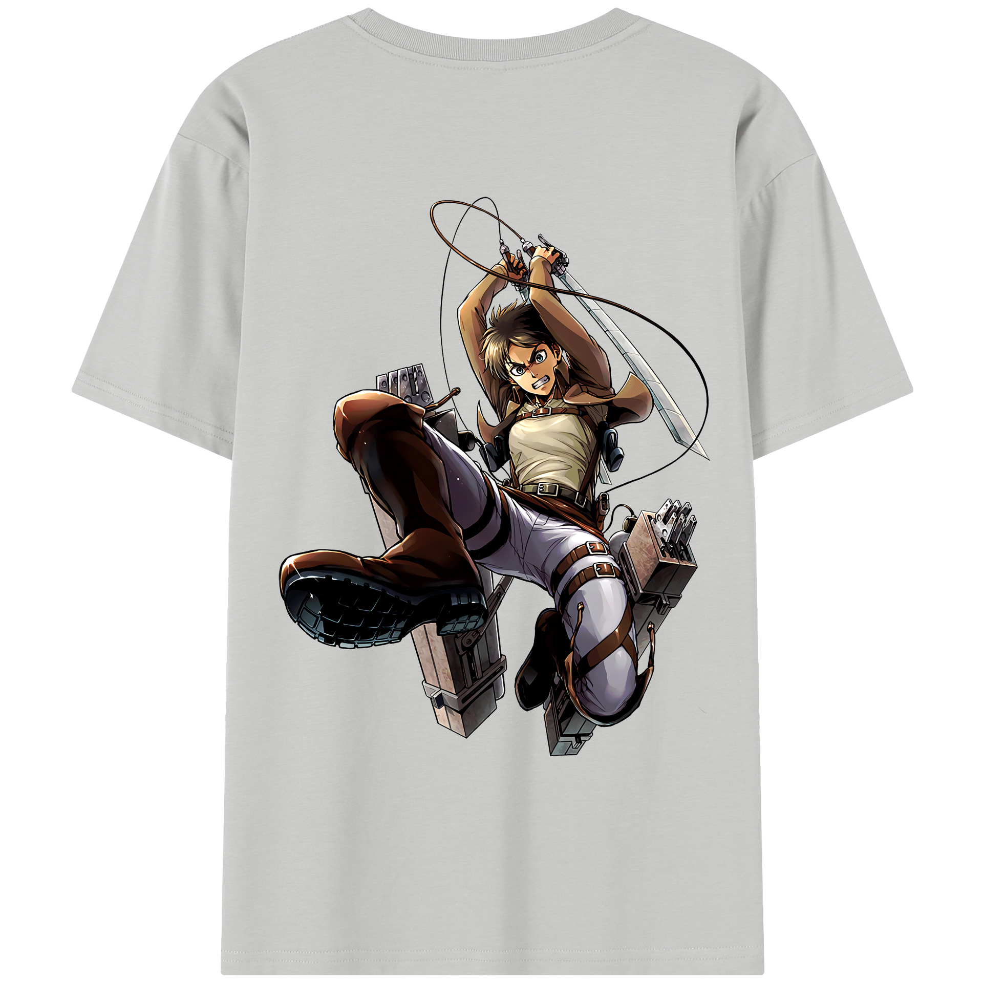 （画像用） 進撃の巨人 エレン･イェーガー Attack on Titan Eren Jäger レディース半袖Tシャツ(バックプリント)