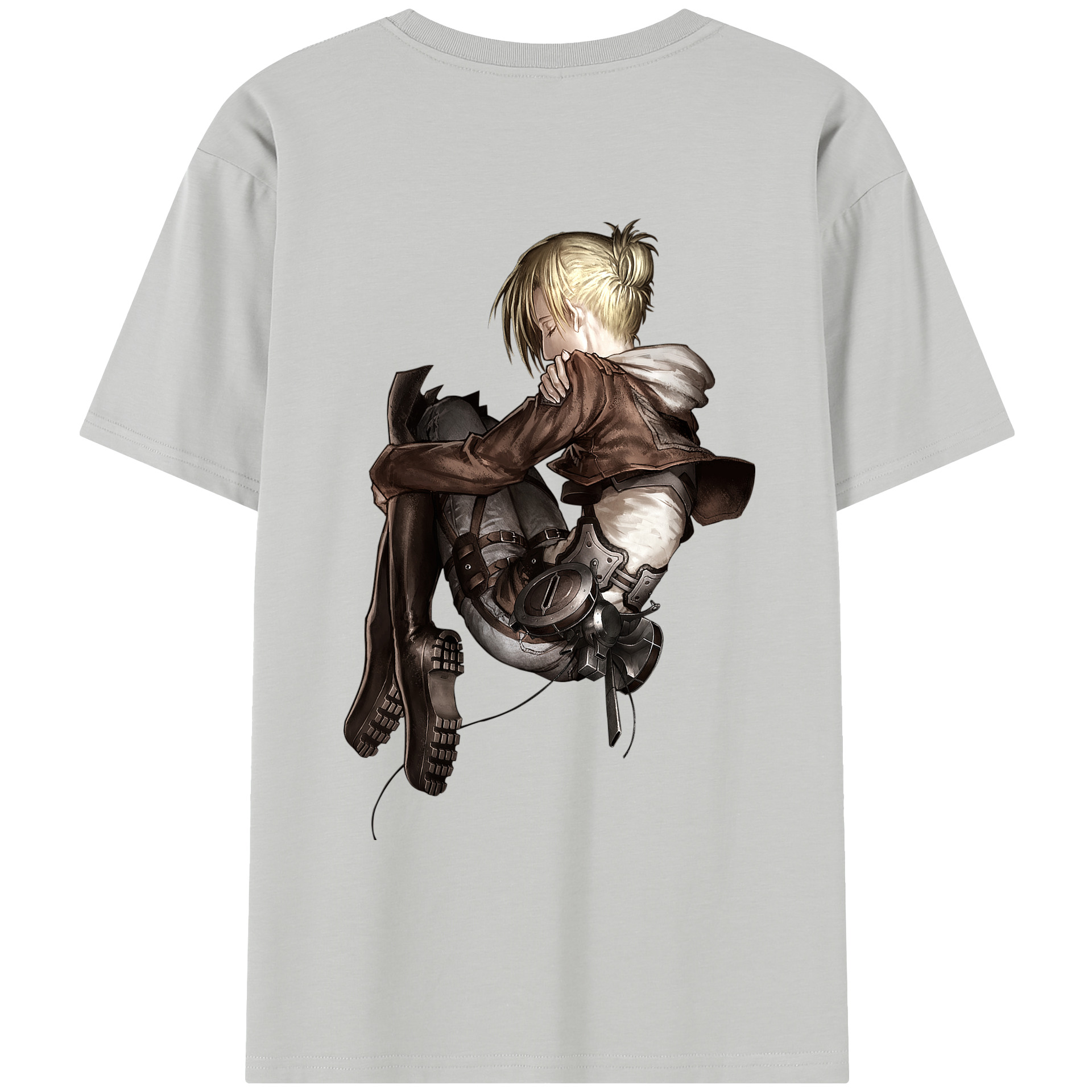（画像用） 進撃の巨人 アニ・レオンハート Attack on Titan Annie Leonhart レディース半袖Tシャツ(バックプリント)