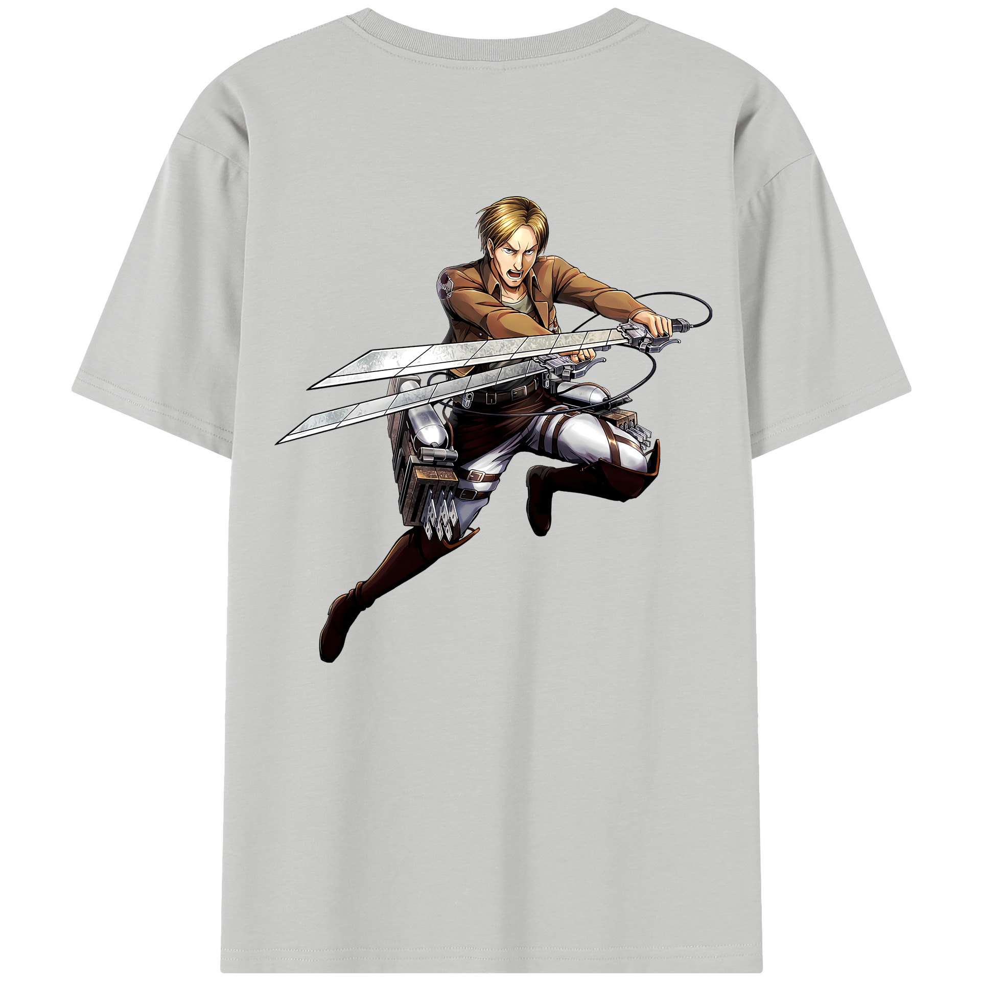 （画像用） 進撃の巨人 Attack on Titan レディース半袖Tシャツ(バックプリント)