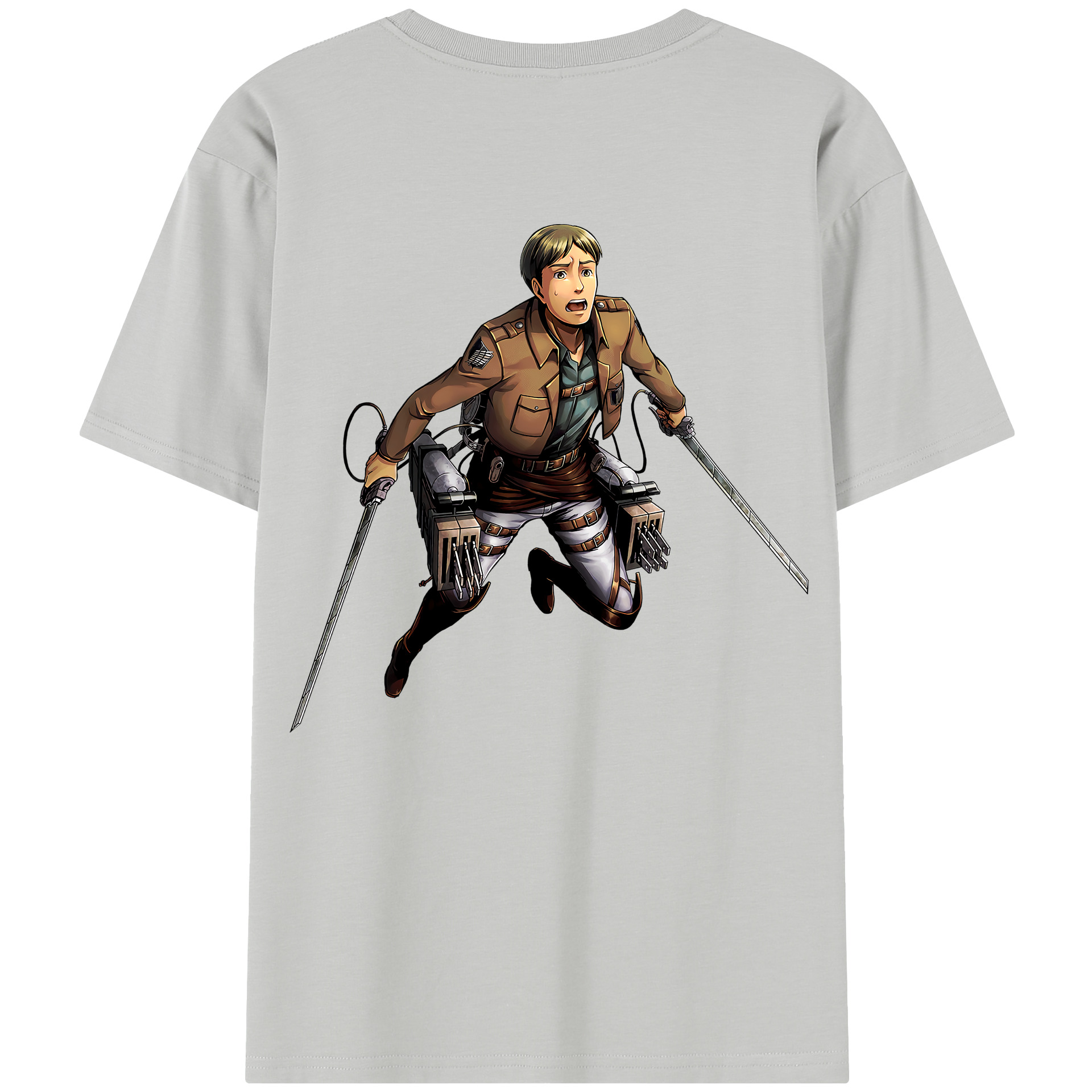 （画像用） 進撃の巨人 Attack on Titan レディース半袖Tシャツ(バックプリント)