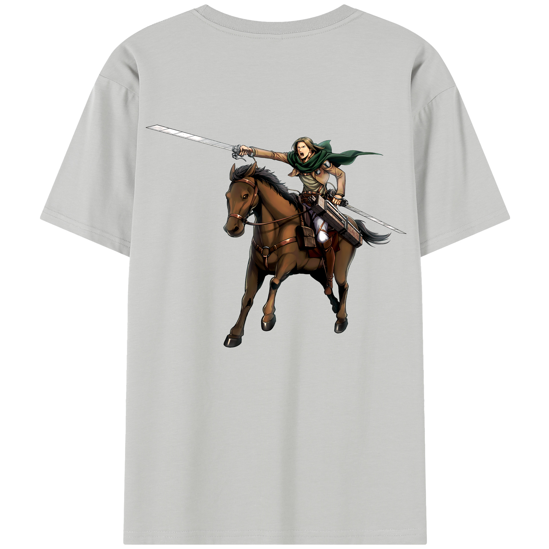 （画像用） 進撃の巨人 Attack on Titan レディース半袖Tシャツ(バックプリント)