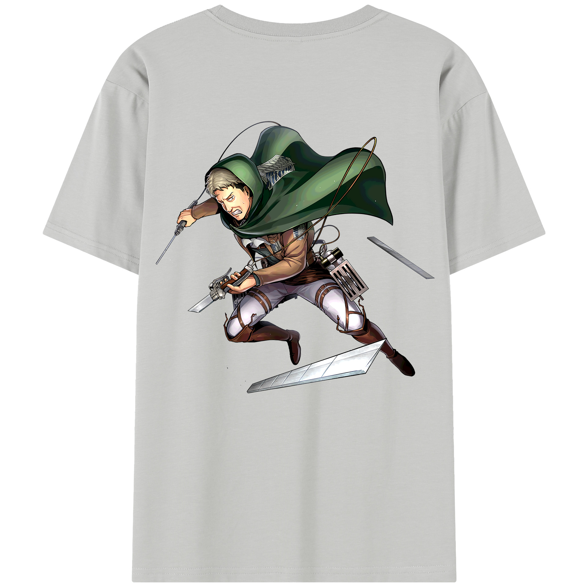 （画像用） 進撃の巨人 Attack on Titan レディース半袖Tシャツ(バックプリント)