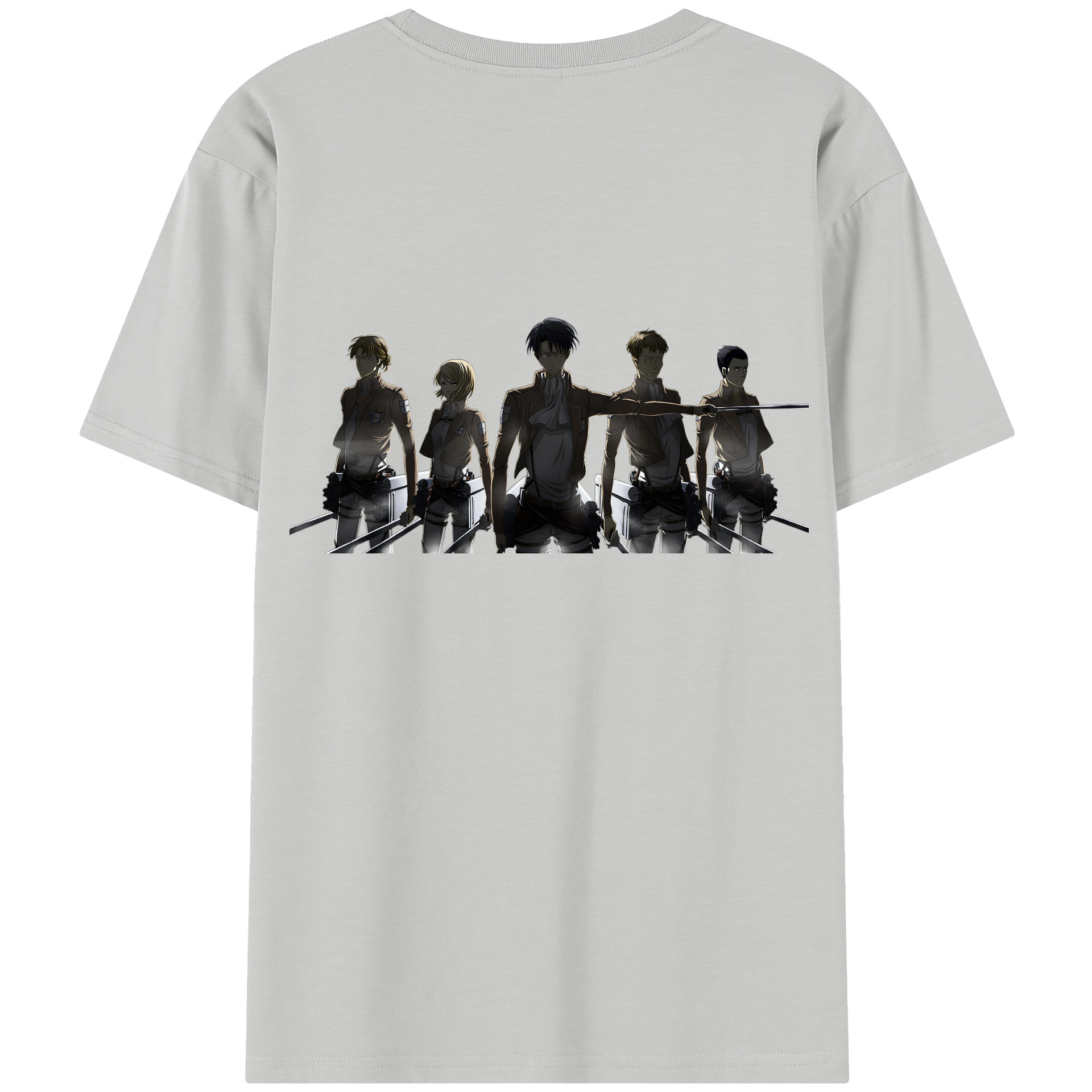（画像用） 進撃の巨人 Attack on Titan レディース半袖Tシャツ(バックプリント)