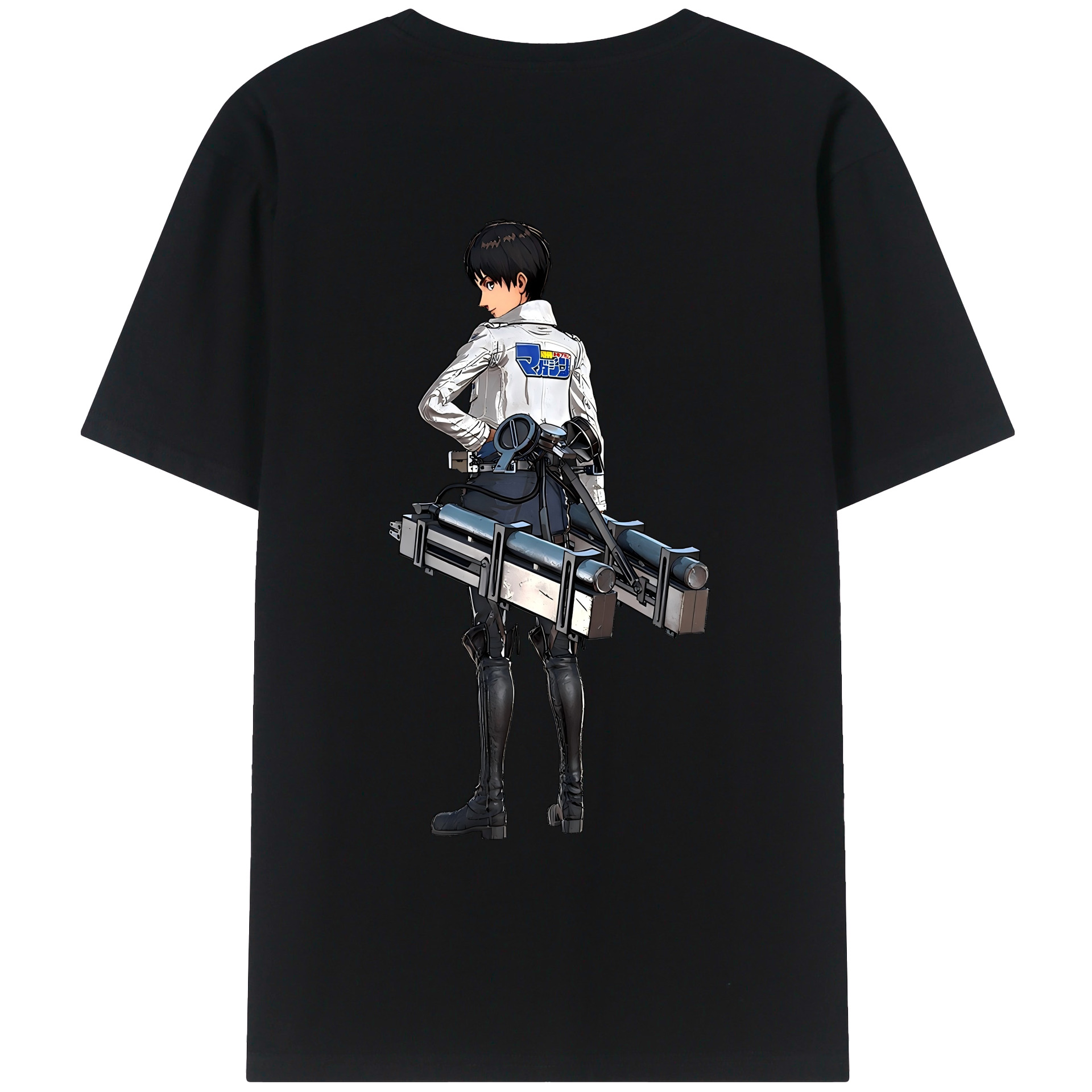 （画像用） 進撃の巨人 エレン･イェーガー Attack on Titan Eren Jäger レディース半袖Tシャツ(バックプリント)