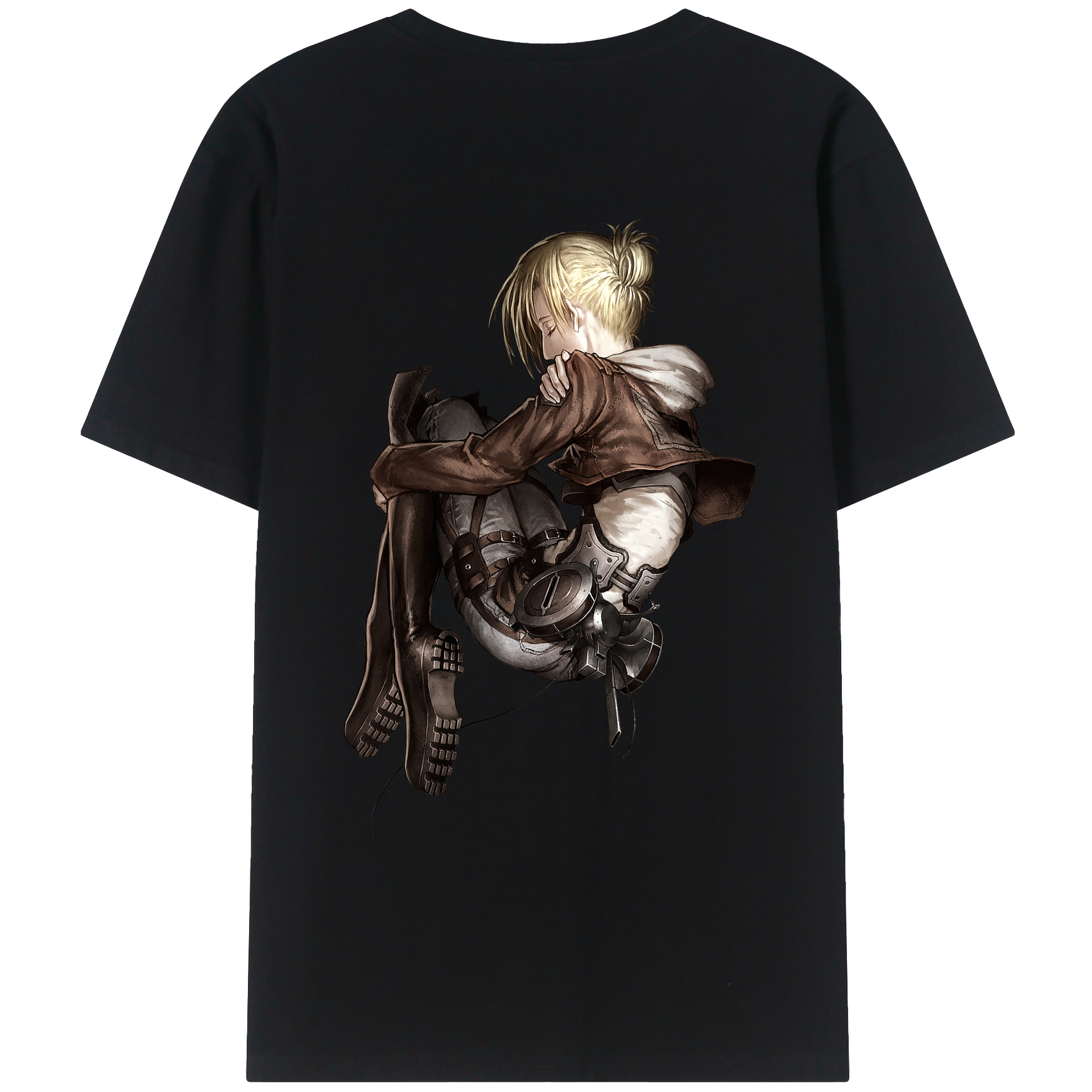 （画像用） 進撃の巨人 アニ・レオンハート Attack on Titan Annie Leonhart レディース半袖Tシャツ(バックプリント)