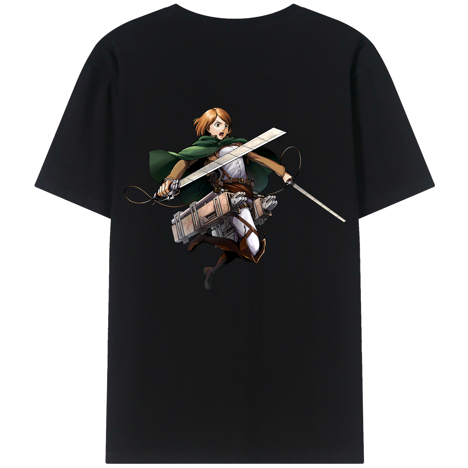 （画像用） 進撃の巨人 ペトラ·ラル Attack on Titan Petra Rall レディース半袖Tシャツ(バックプリント)
