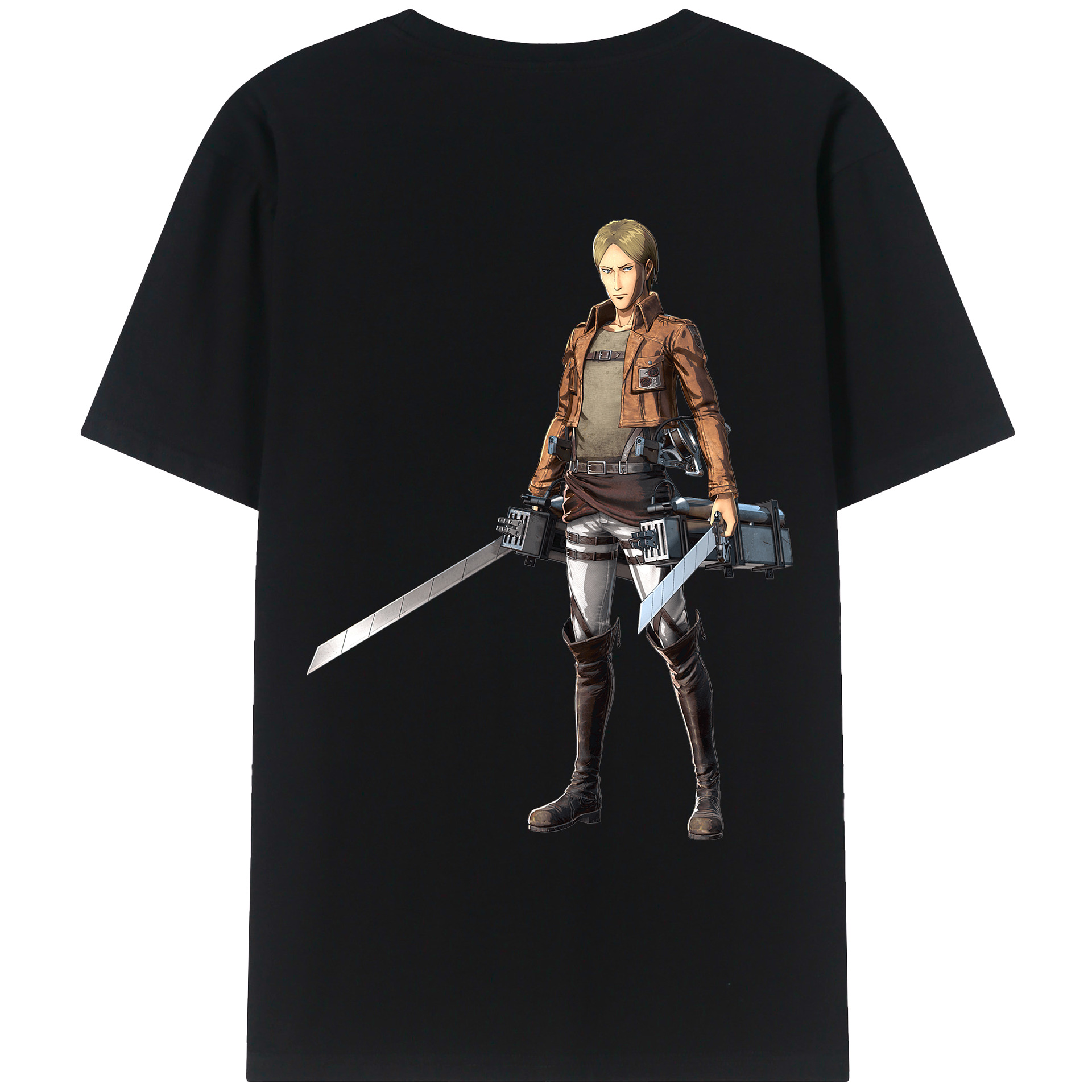 （画像用） 進撃の巨人 Attack on Titan レディース半袖Tシャツ(バックプリント)
