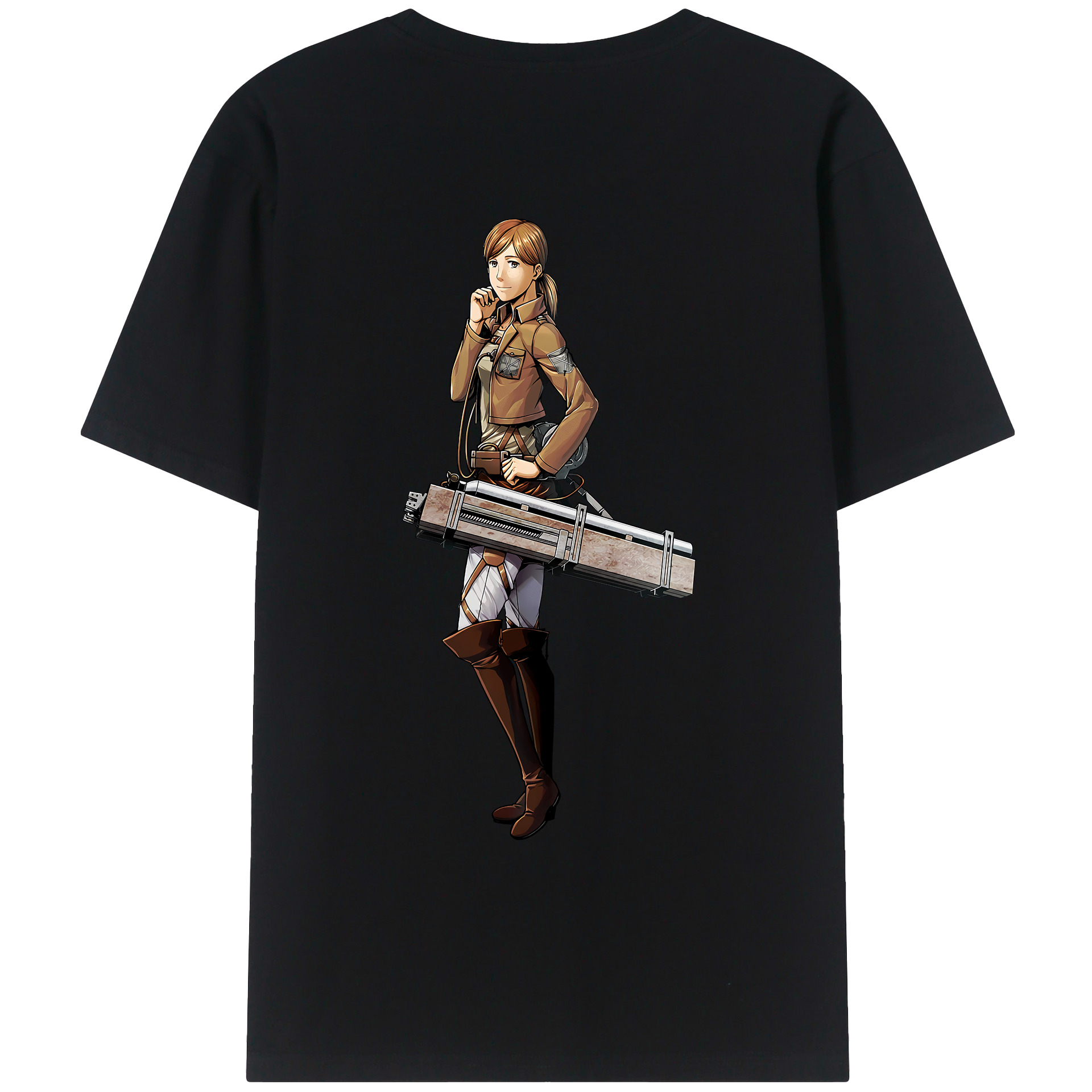 （画像用） 進撃の巨人 Attack on Titan レディース半袖Tシャツ(バックプリント)