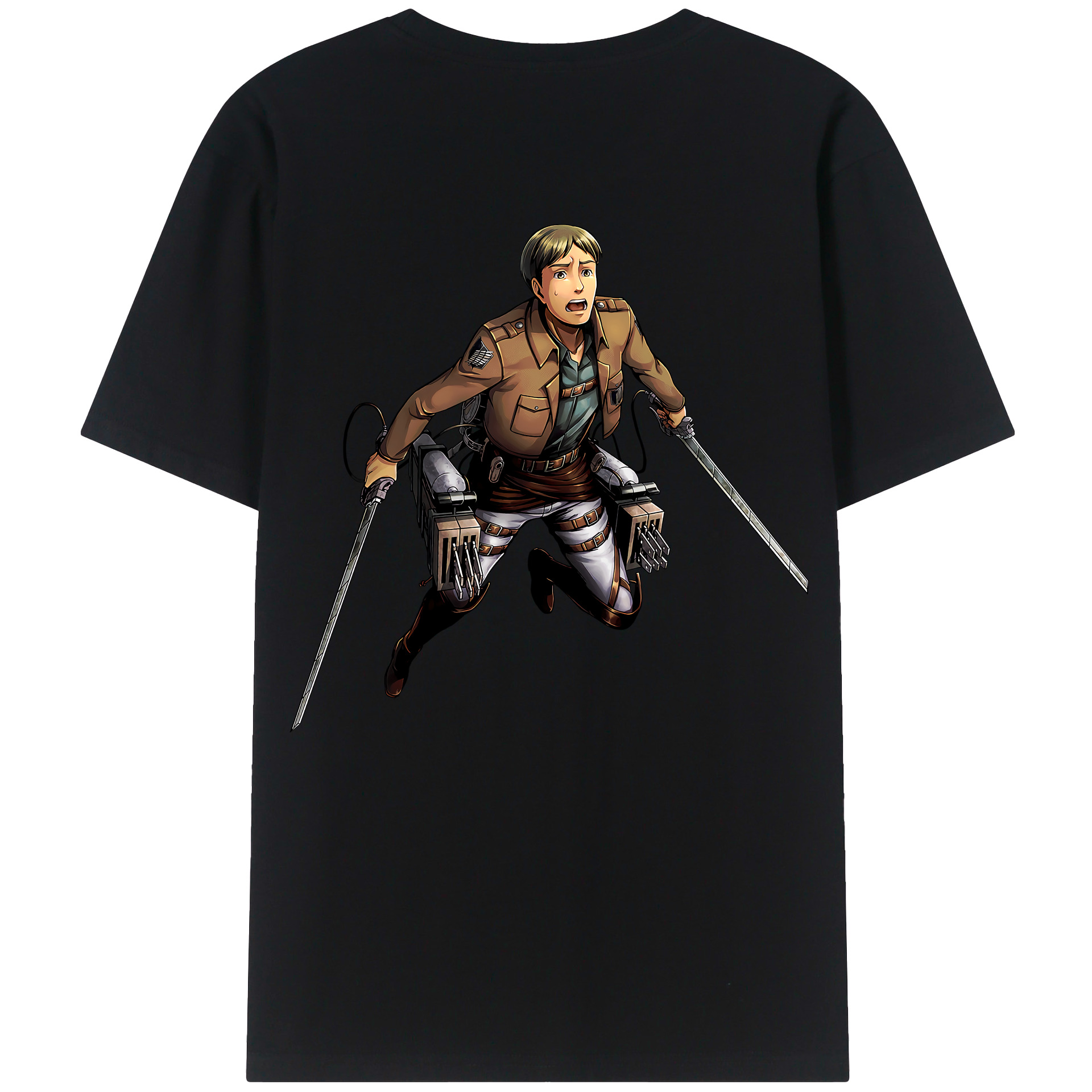 （画像用） 進撃の巨人 Attack on Titan レディース半袖Tシャツ(バックプリント)