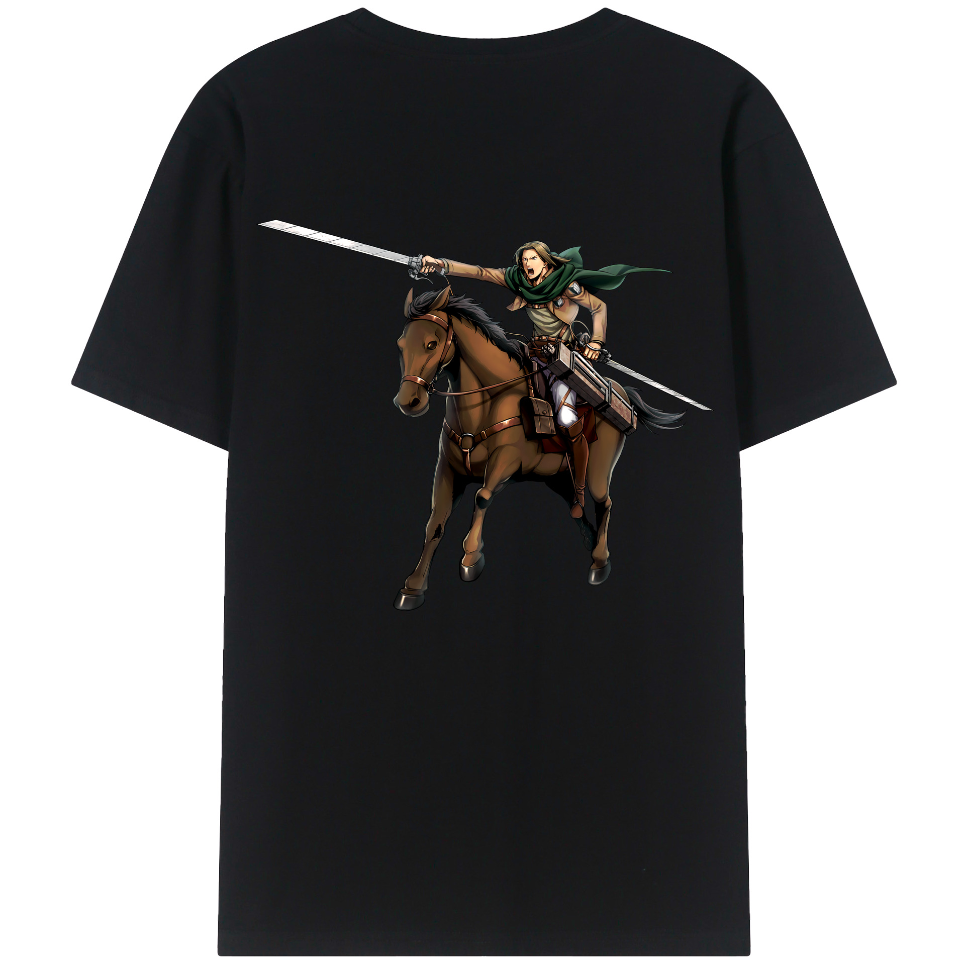 （画像用） 進撃の巨人 Attack on Titan レディース半袖Tシャツ(バックプリント)
