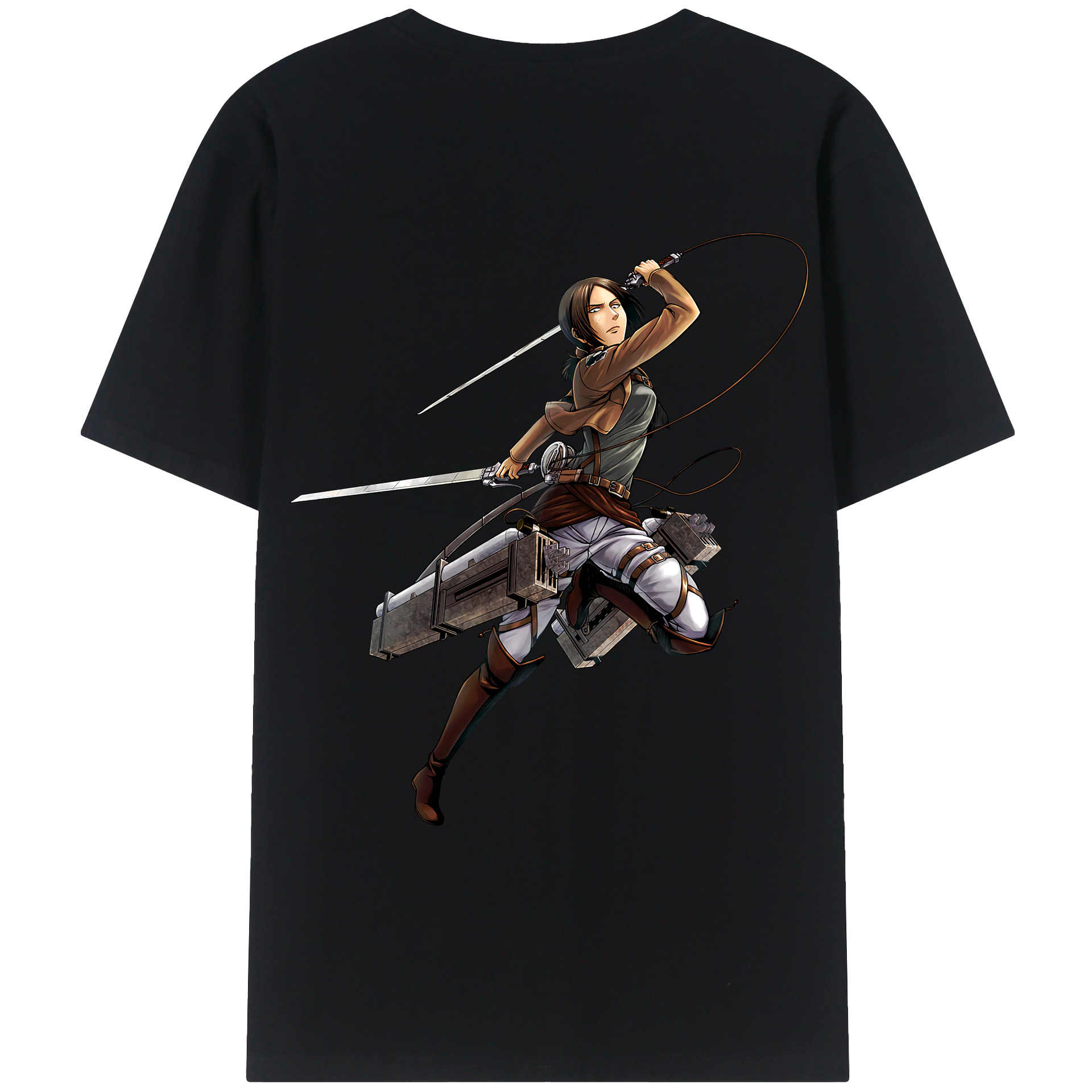 （画像用） 進撃の巨人 Attack on Titan レディース半袖Tシャツ(バックプリント)