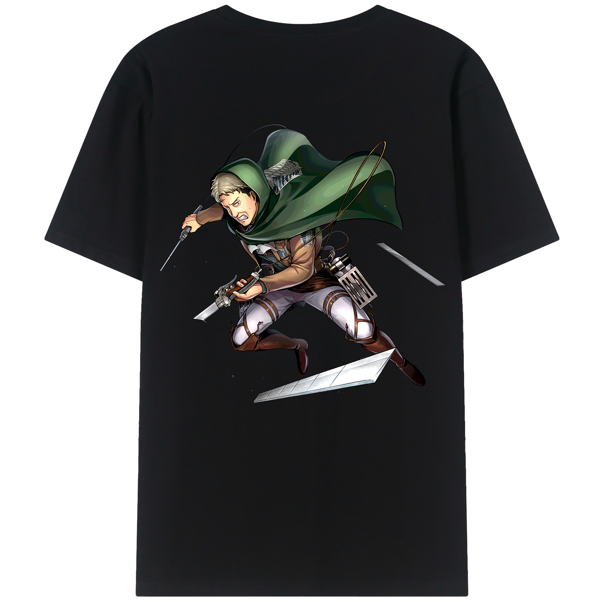 （画像用） 進撃の巨人 Attack on Titan レディース半袖Tシャツ(バックプリント)