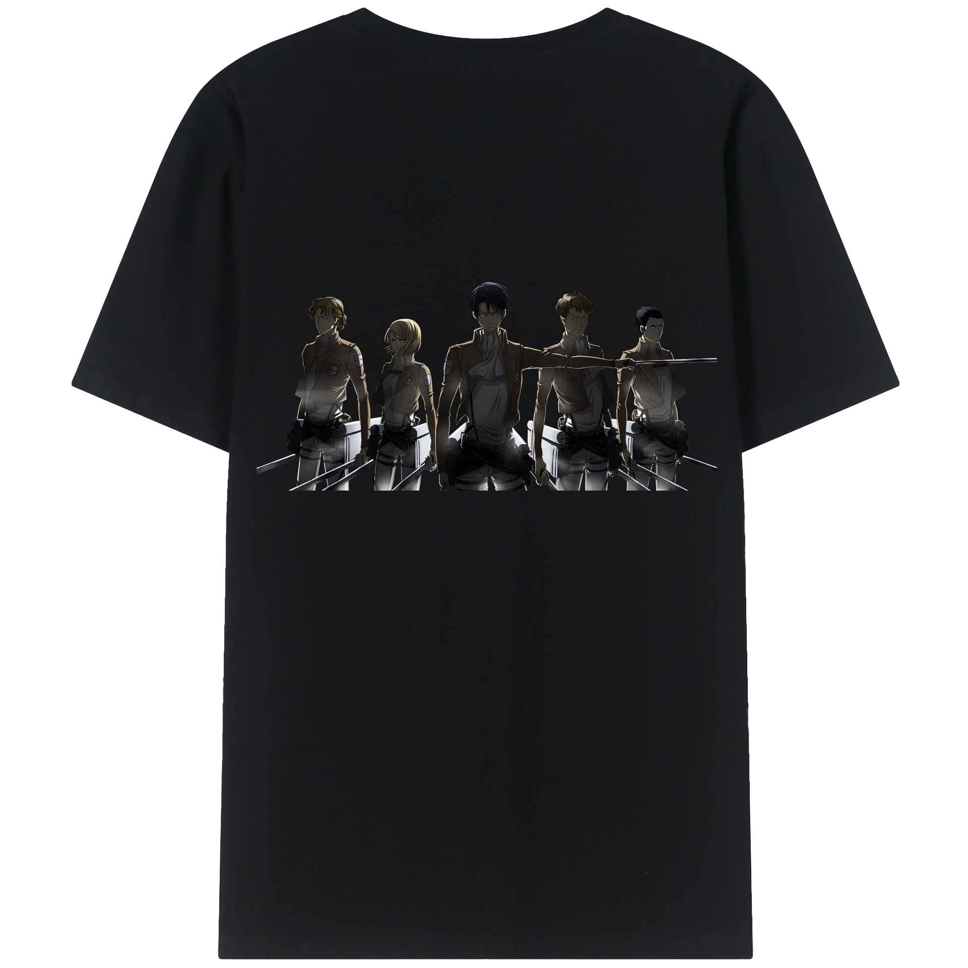 （画像用） 進撃の巨人 Attack on Titan レディース半袖Tシャツ(バックプリント)