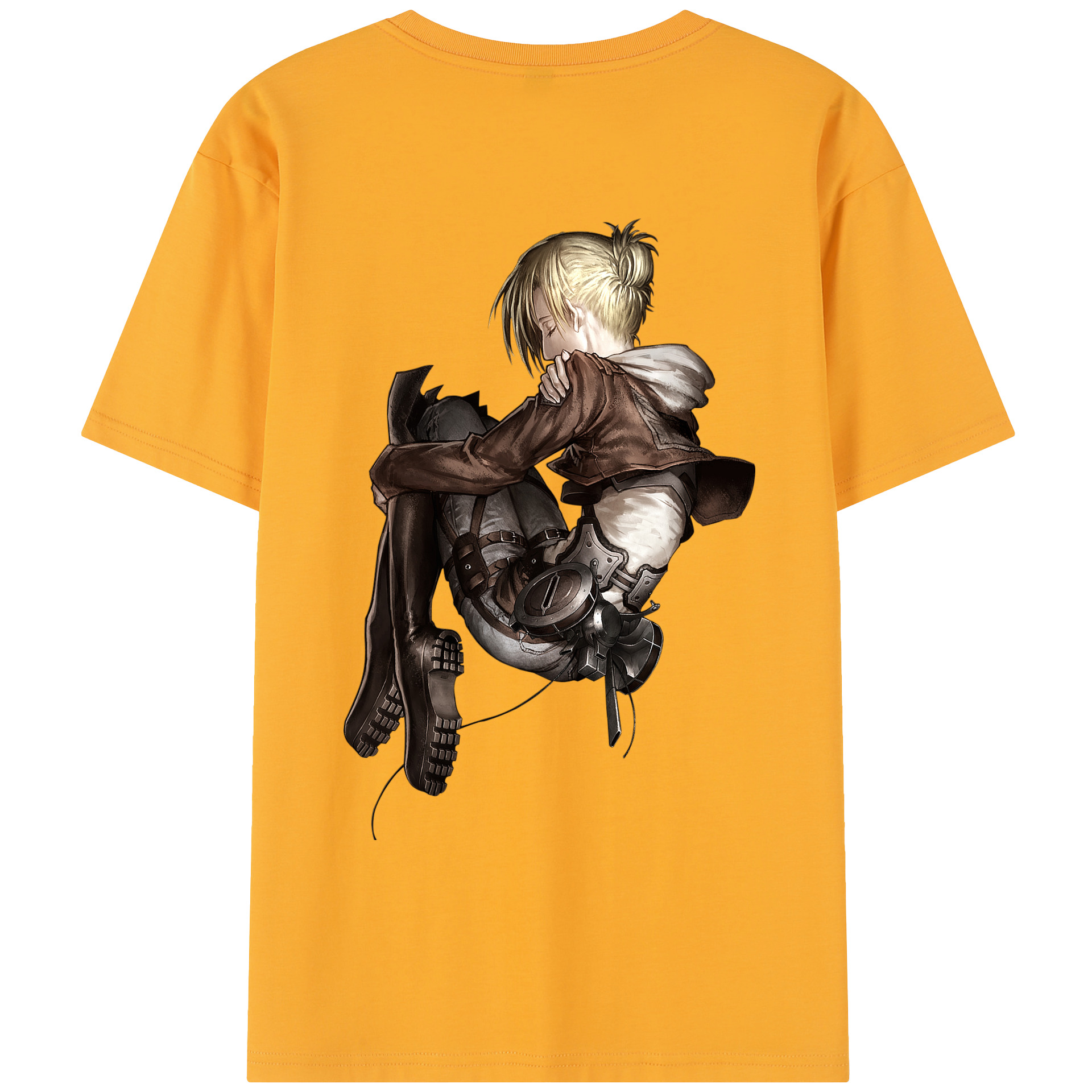 （画像用） 進撃の巨人 アニ・レオンハート Attack on Titan Annie Leonhart レディース半袖Tシャツ(バックプリント)
