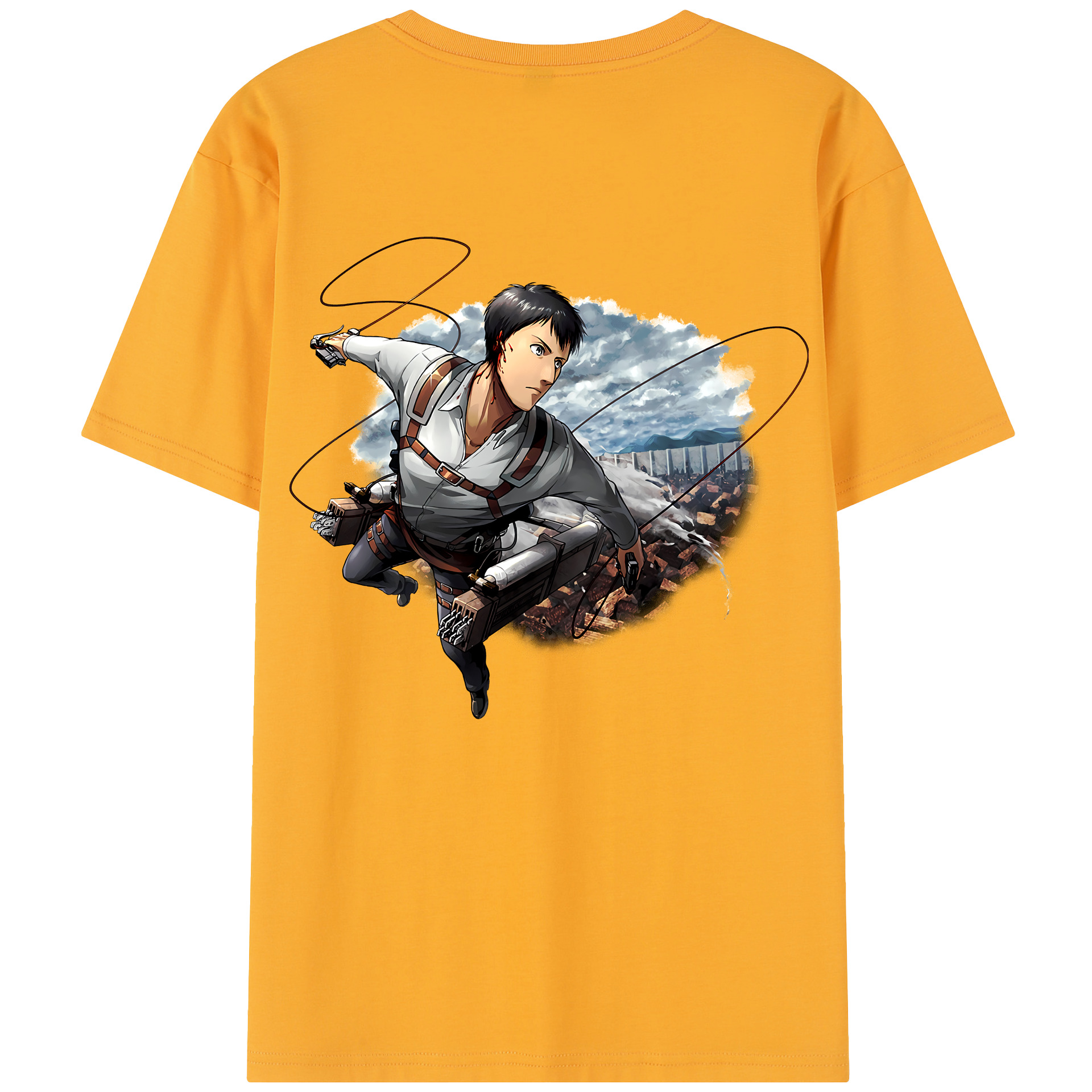 （画像用） 進撃の巨人 ベルトルト・フーバー Attack on Titan Bertholdt Hoover レディース半袖Tシャツ(バックプリント)