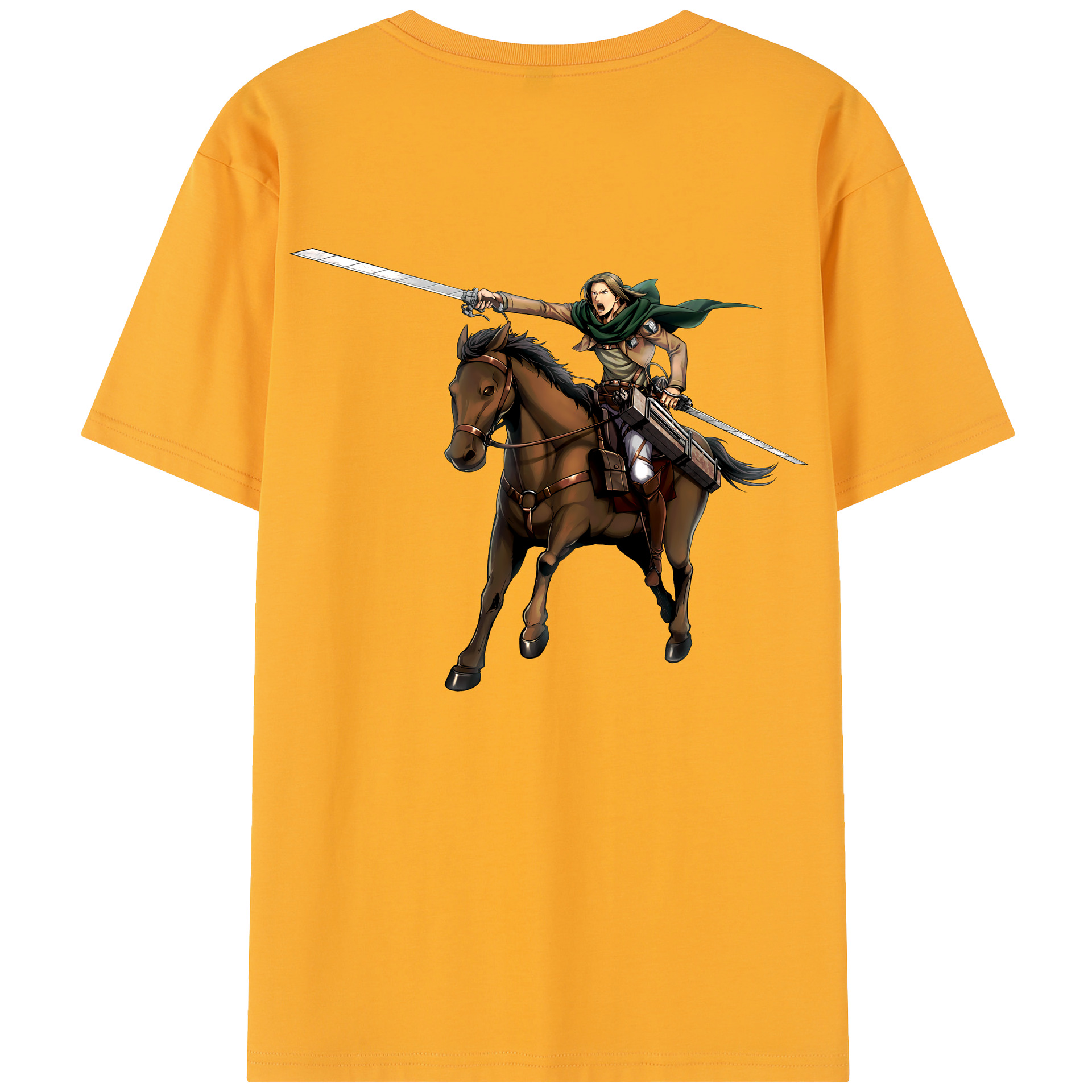 （画像用） 進撃の巨人 Attack on Titan レディース半袖Tシャツ(バックプリント)