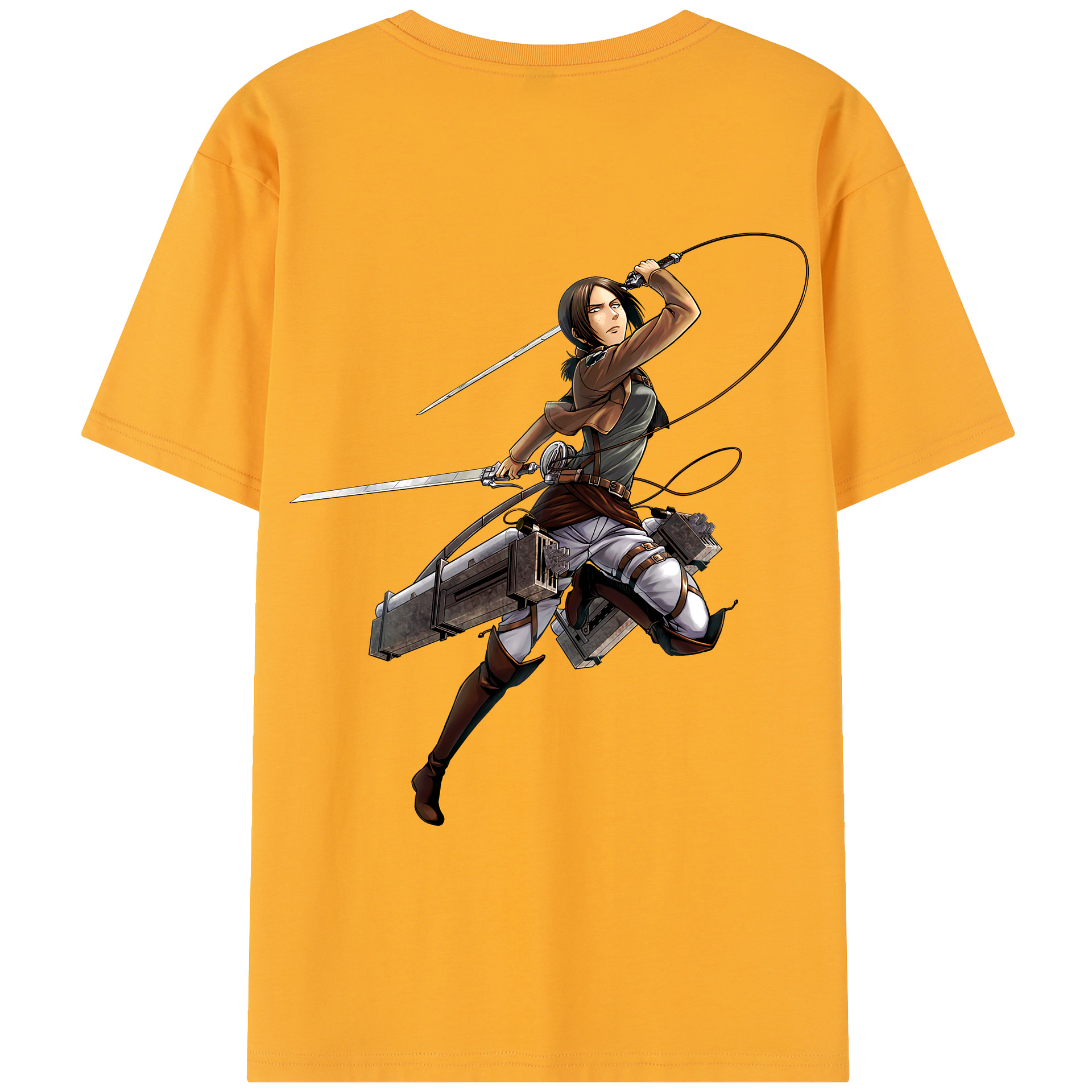 （画像用） 進撃の巨人 Attack on Titan レディース半袖Tシャツ(バックプリント)