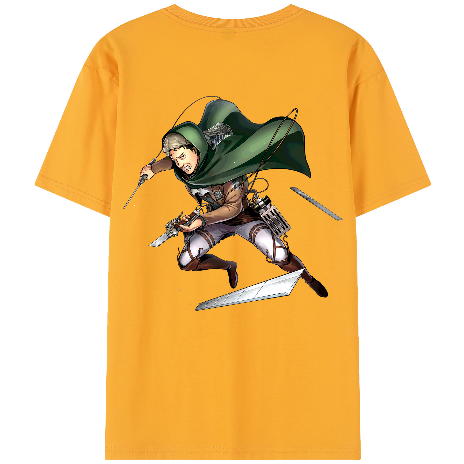 （画像用） 進撃の巨人 Attack on Titan レディース半袖Tシャツ(バックプリント)