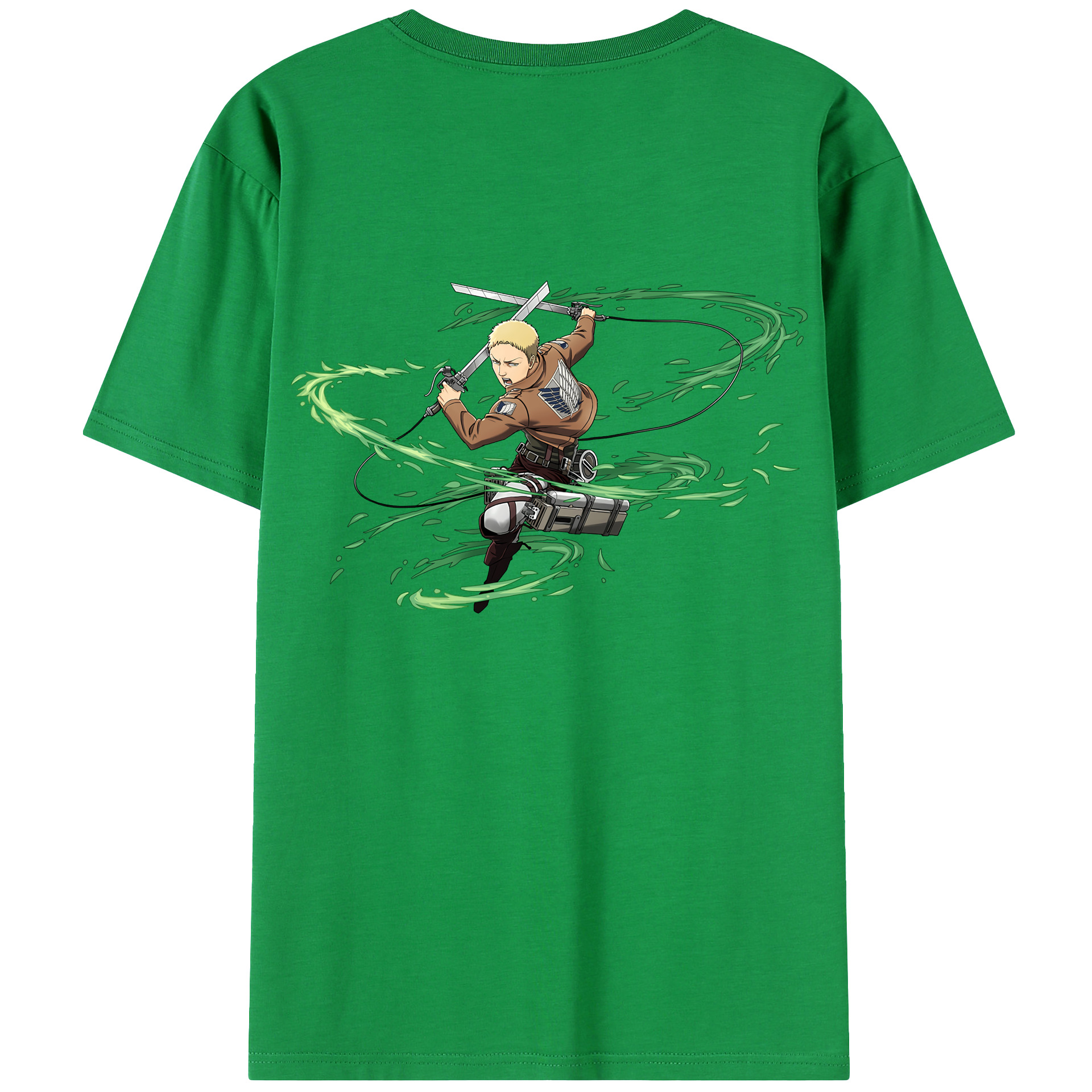 （画像用） 進撃の巨人 ライナー・ブラウン Attack on Titan Reiner Braun レディース半袖Tシャツ(バックプリント)
