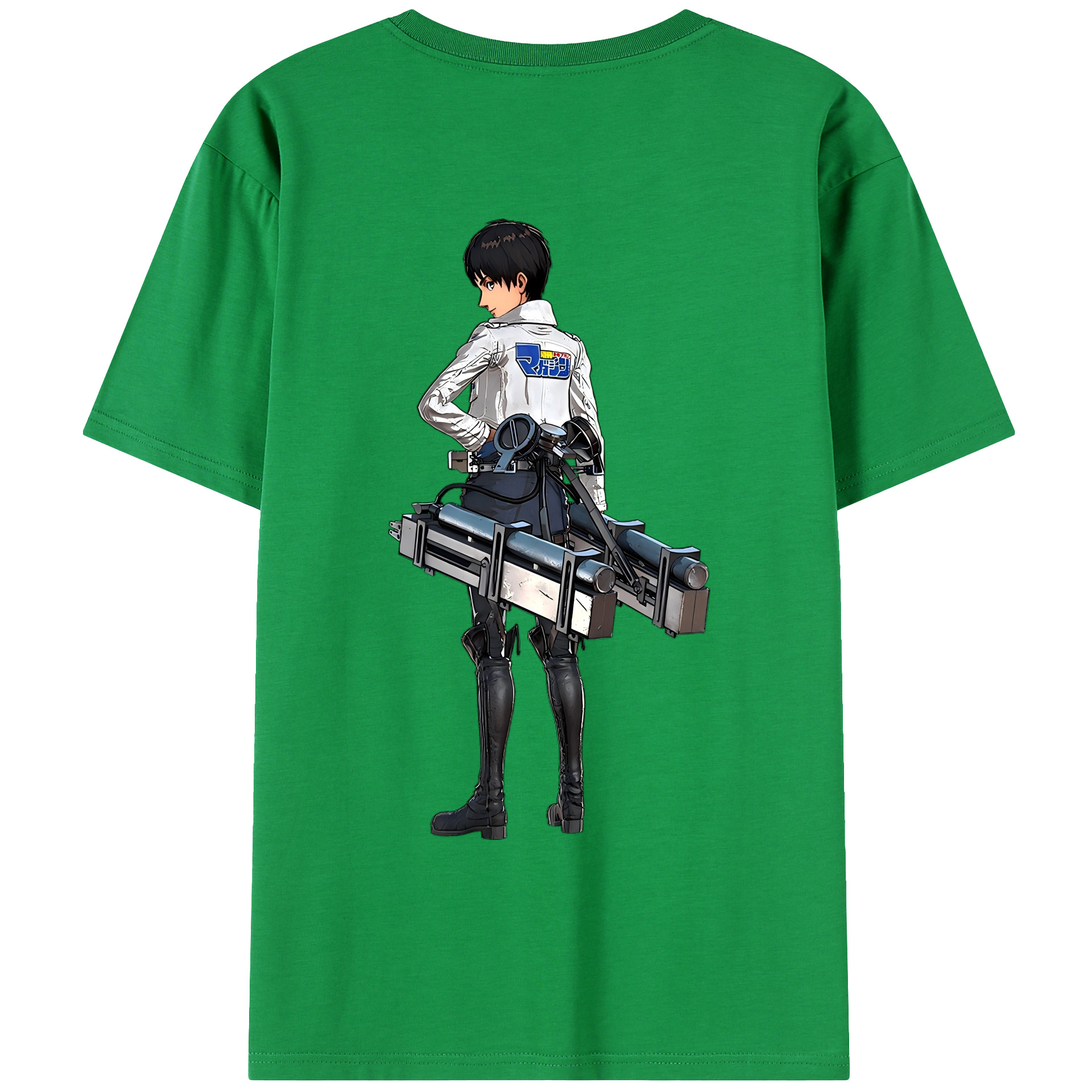（画像用） 進撃の巨人 エレン･イェーガー Attack on Titan Eren Jäger レディース半袖Tシャツ(バックプリント)