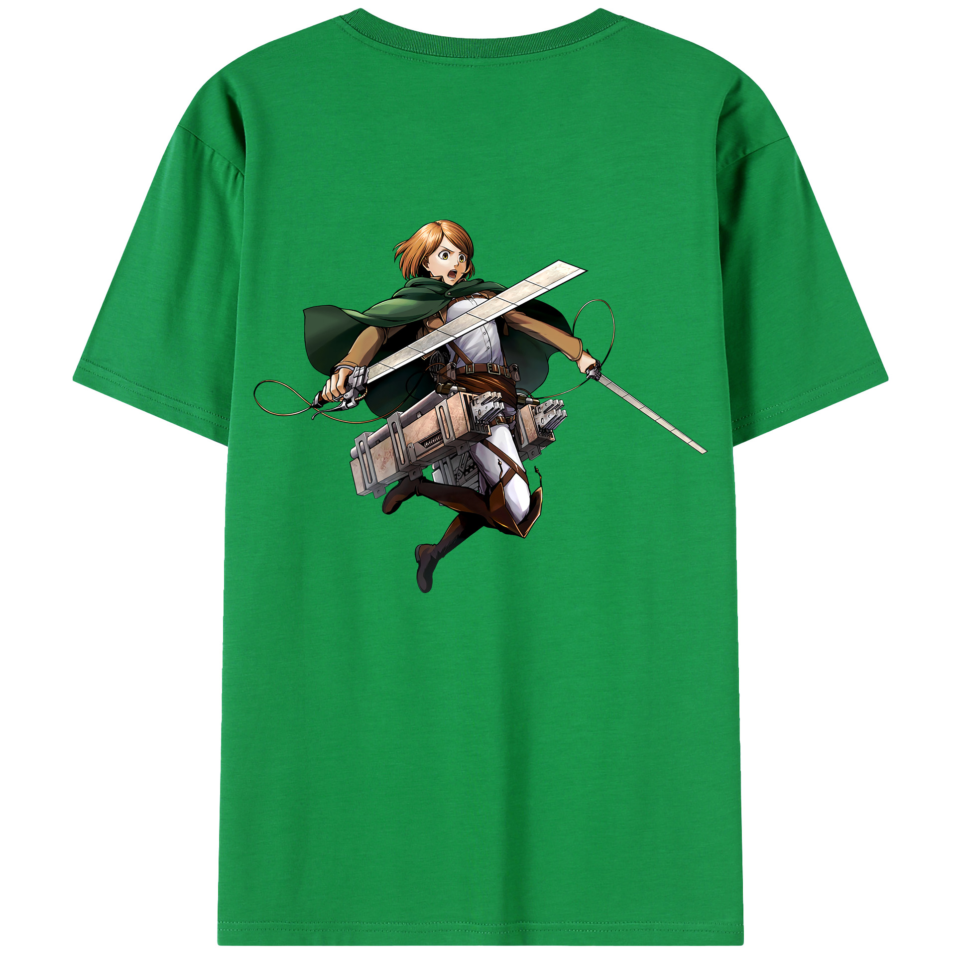（画像用） 進撃の巨人 ペトラ·ラル Attack on Titan Petra Rall レディース半袖Tシャツ(バックプリント)