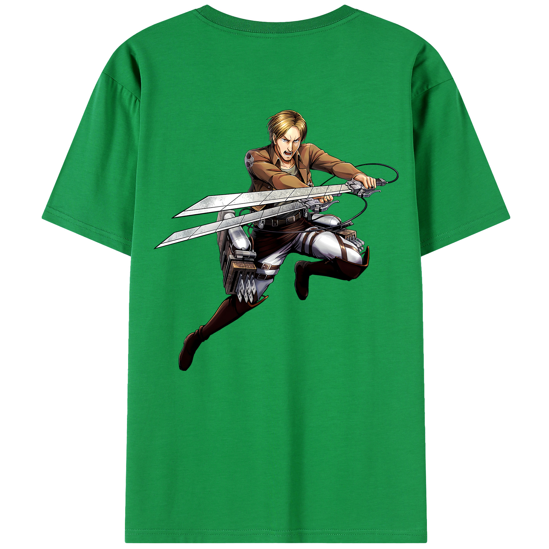 （画像用） 進撃の巨人 Attack on Titan レディース半袖Tシャツ(バックプリント)