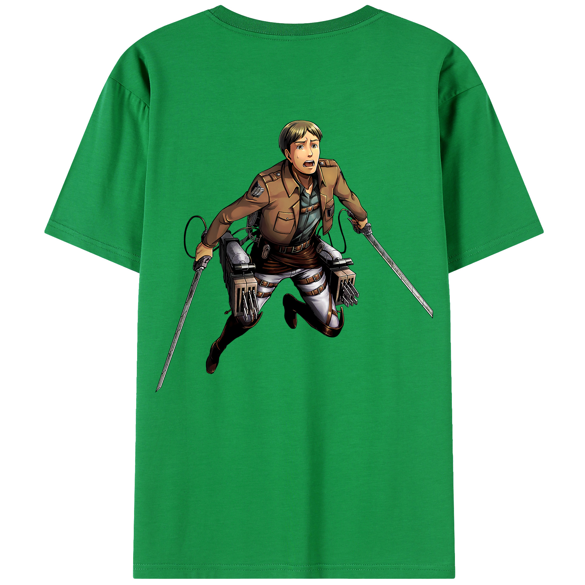 （画像用） 進撃の巨人 Attack on Titan レディース半袖Tシャツ(バックプリント)
