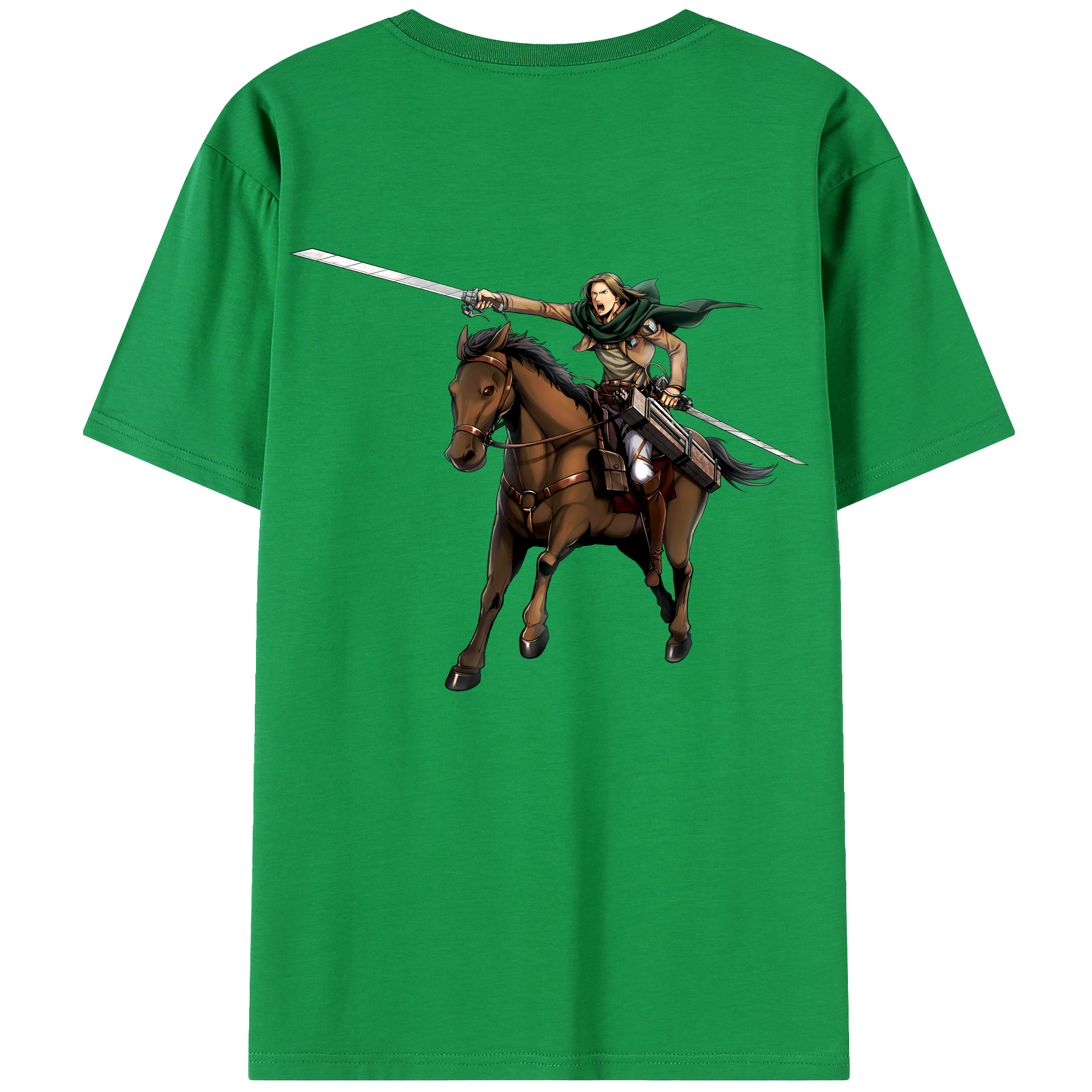 （画像用） 進撃の巨人 Attack on Titan レディース半袖Tシャツ(バックプリント)