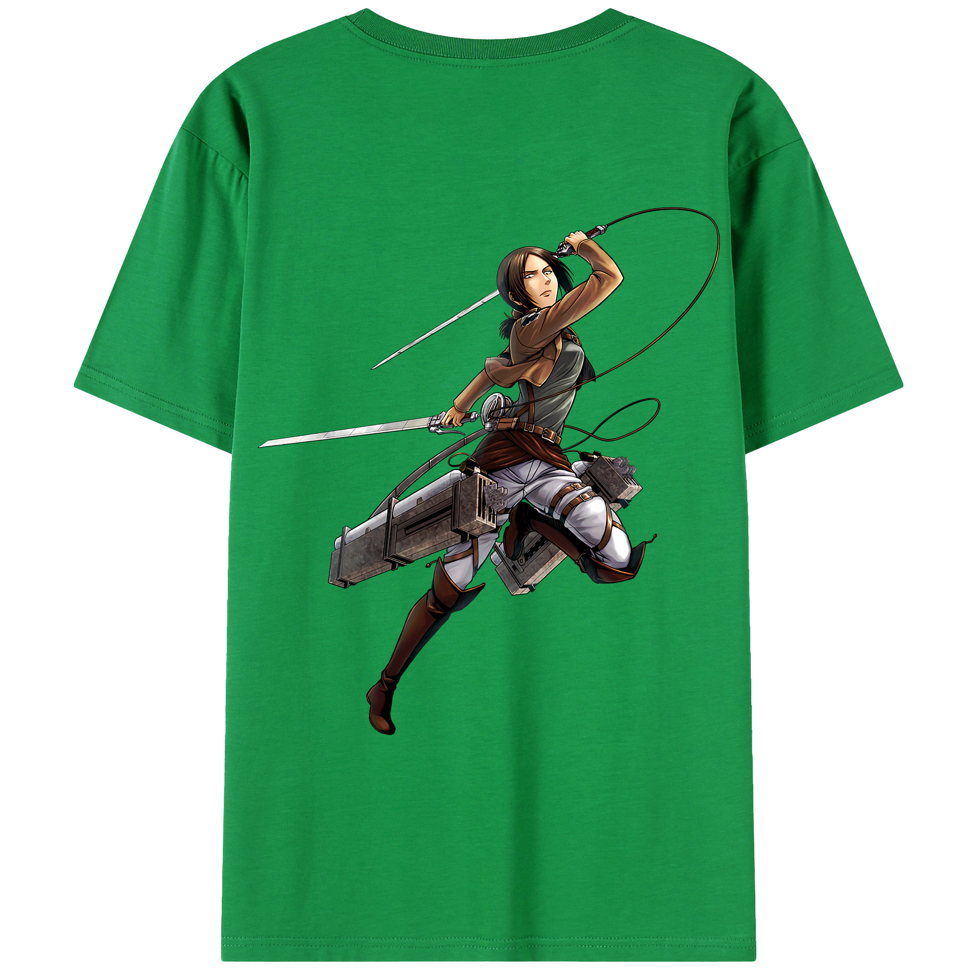 （画像用） 進撃の巨人 Attack on Titan レディース半袖Tシャツ(バックプリント)