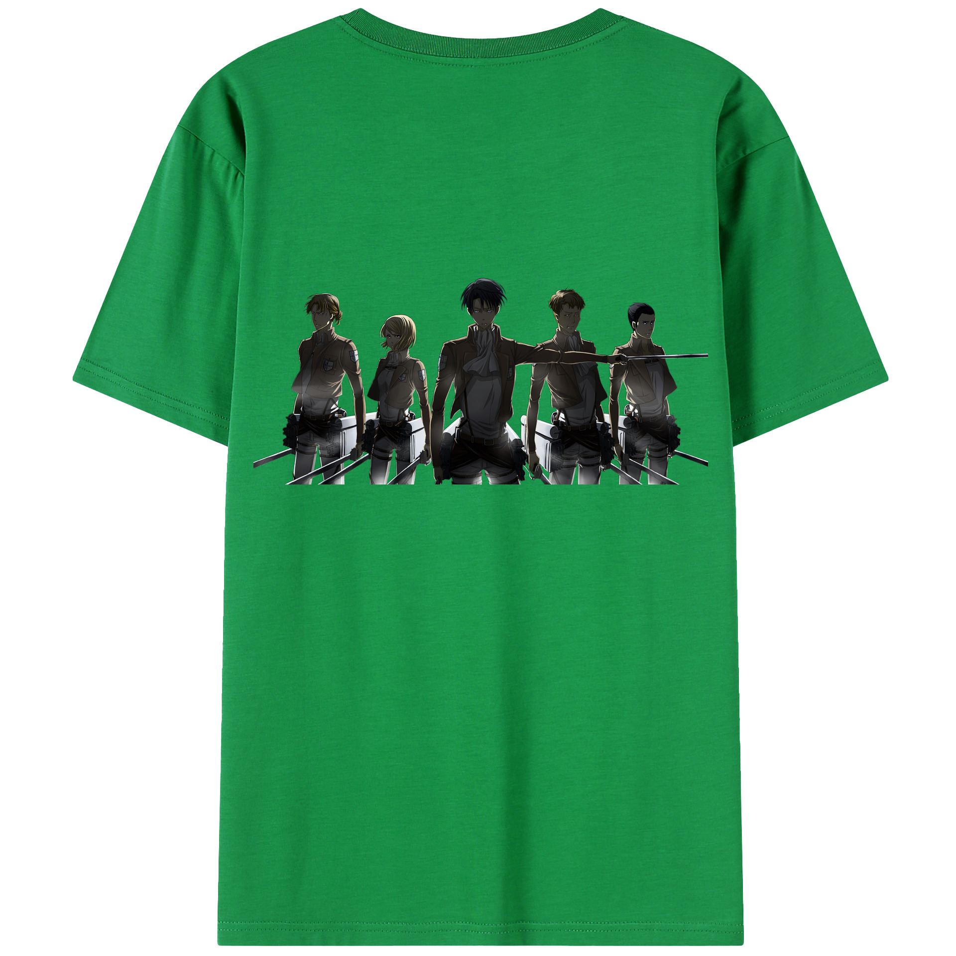 （画像用） 進撃の巨人 Attack on Titan レディース半袖Tシャツ(バックプリント)