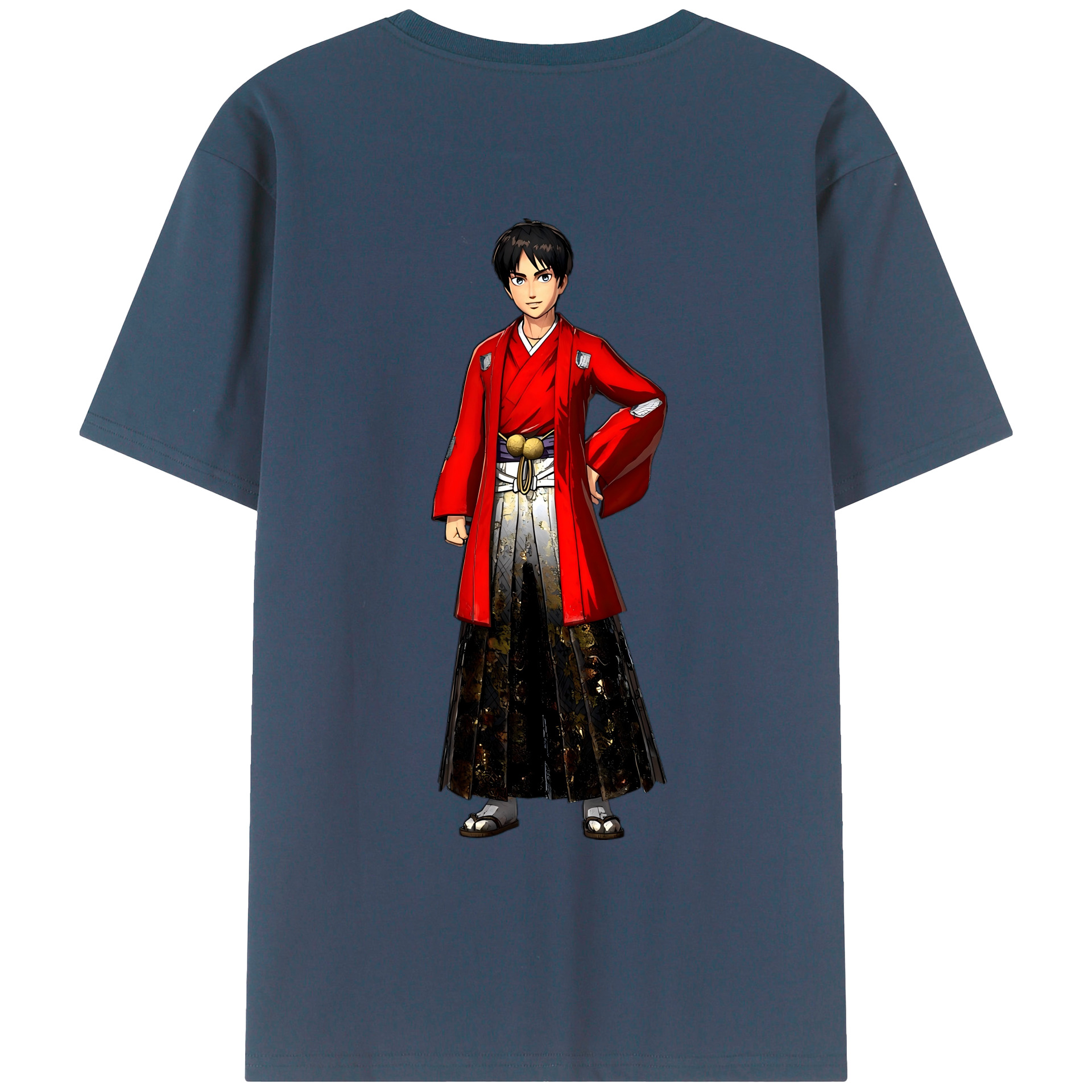 （画像用） 進撃の巨人 エレン･イェーガー Attack on Titan Eren Jäger レディース半袖Tシャツ(バックプリント)