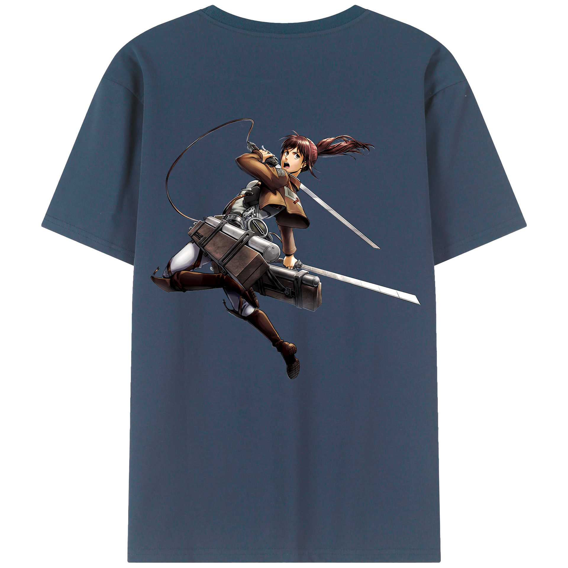 （画像用） 進撃の巨人 サシャ·ブラウス Attack on Titan Sasha Blaus レディース半袖Tシャツ(バックプリント)