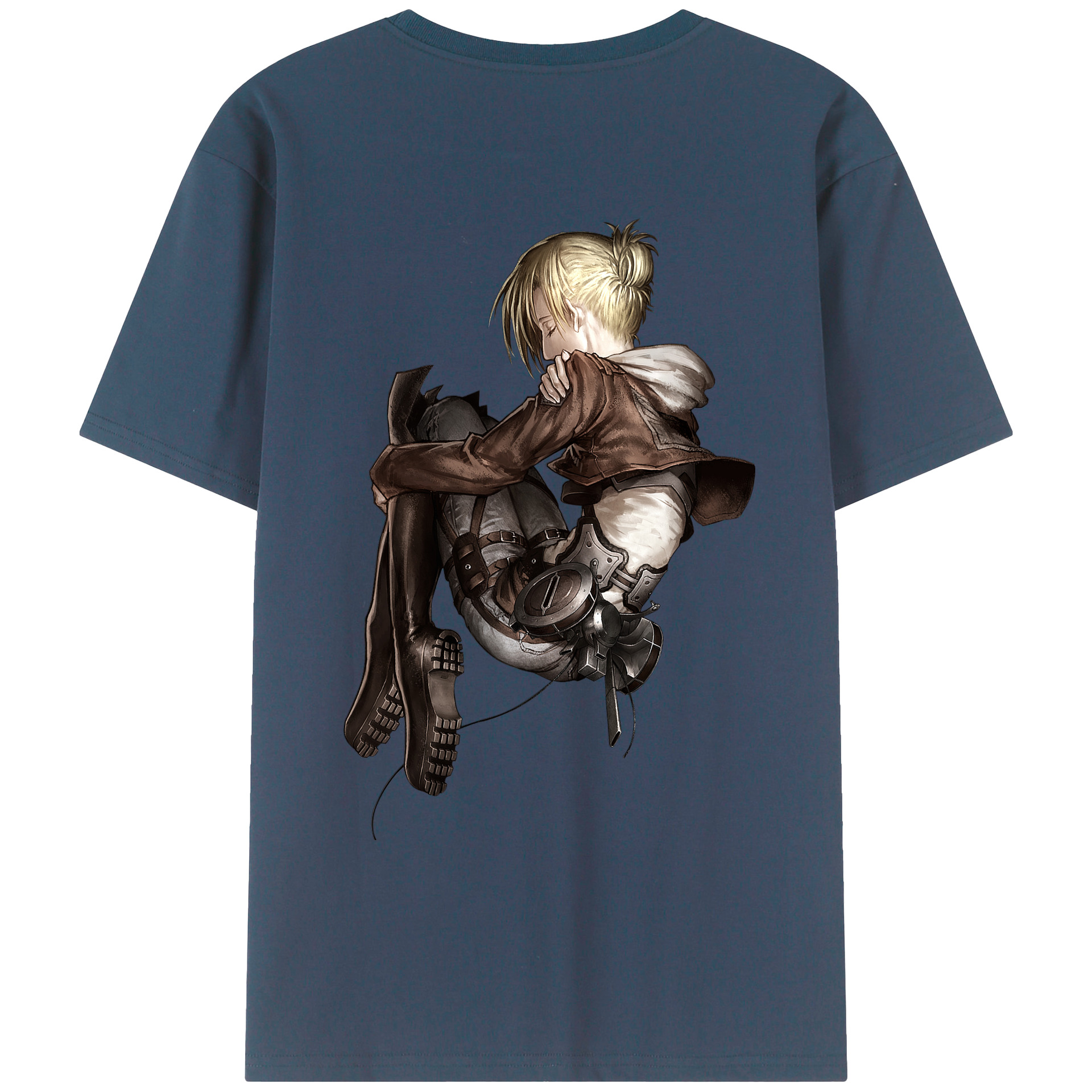 （画像用） 進撃の巨人 アニ・レオンハート Attack on Titan Annie Leonhart レディース半袖Tシャツ(バックプリント)