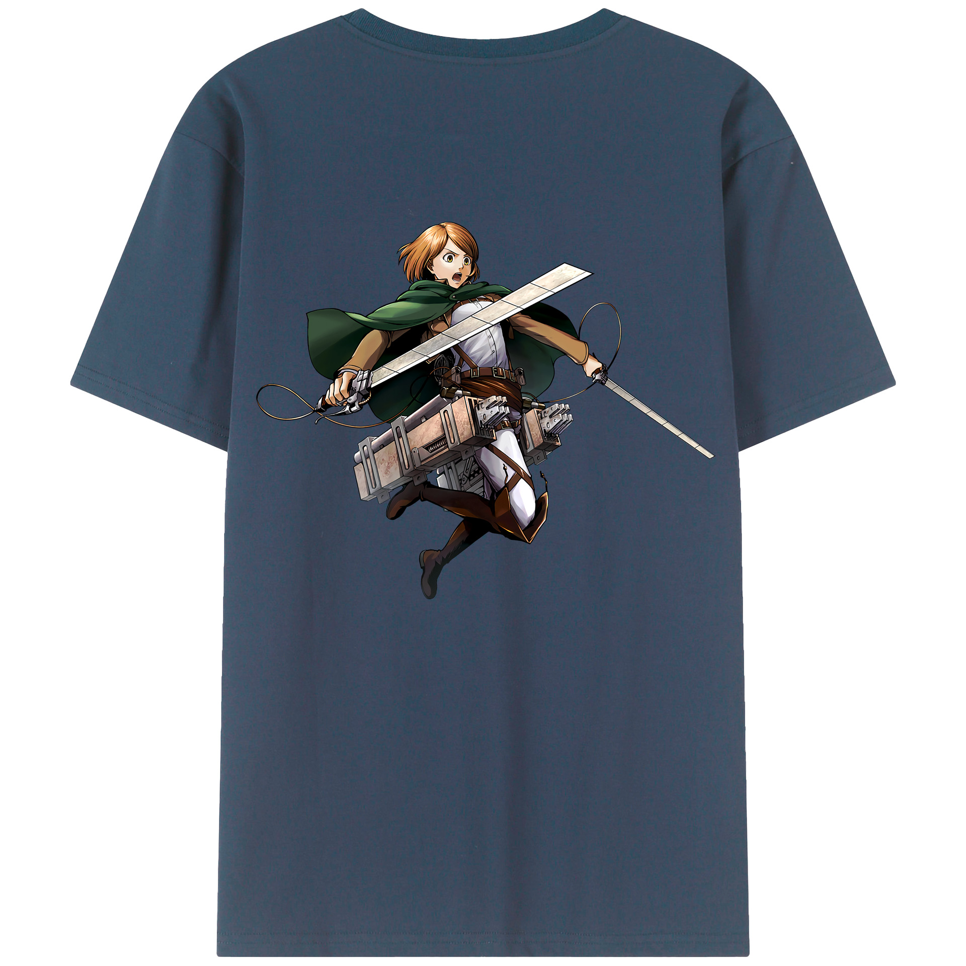 （画像用） 進撃の巨人 ペトラ·ラル Attack on Titan Petra Rall レディース半袖Tシャツ(バックプリント)