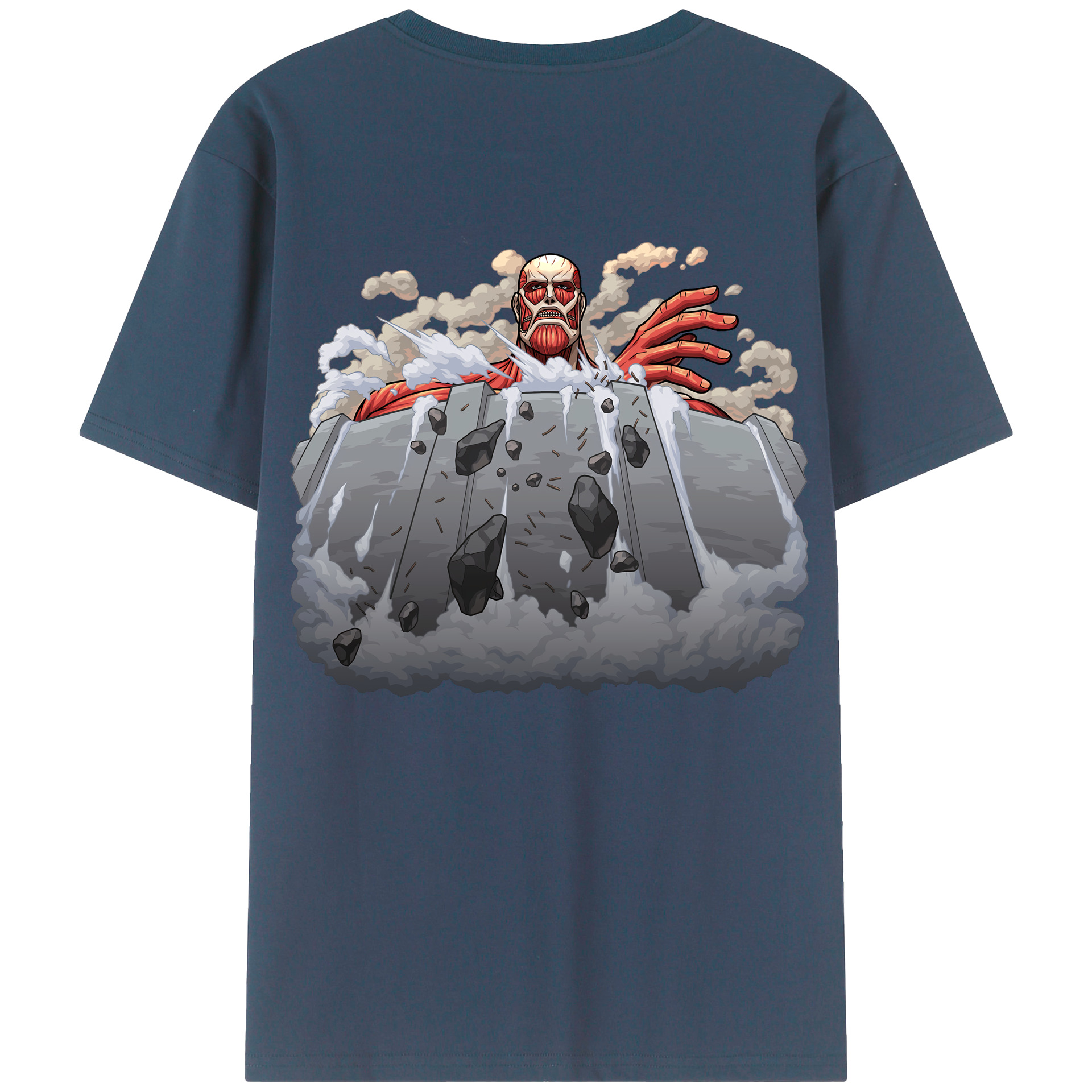 （画像用） 進撃の巨人 Attack on Titan レディース半袖Tシャツ(バックプリント)