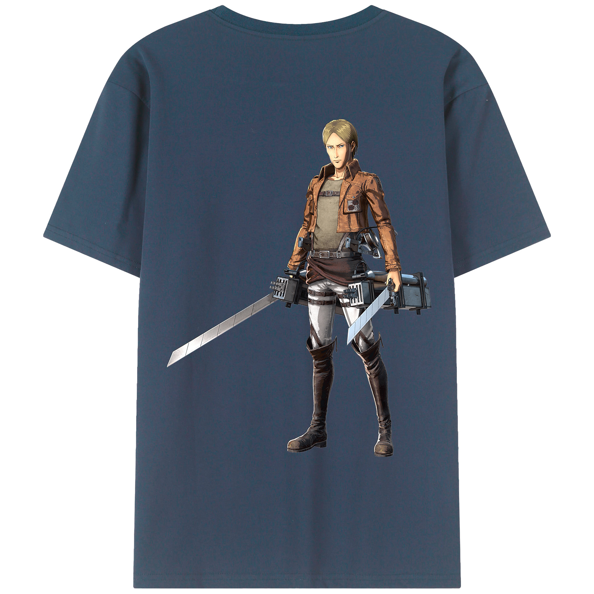 （画像用） 進撃の巨人 Attack on Titan レディース半袖Tシャツ(バックプリント)