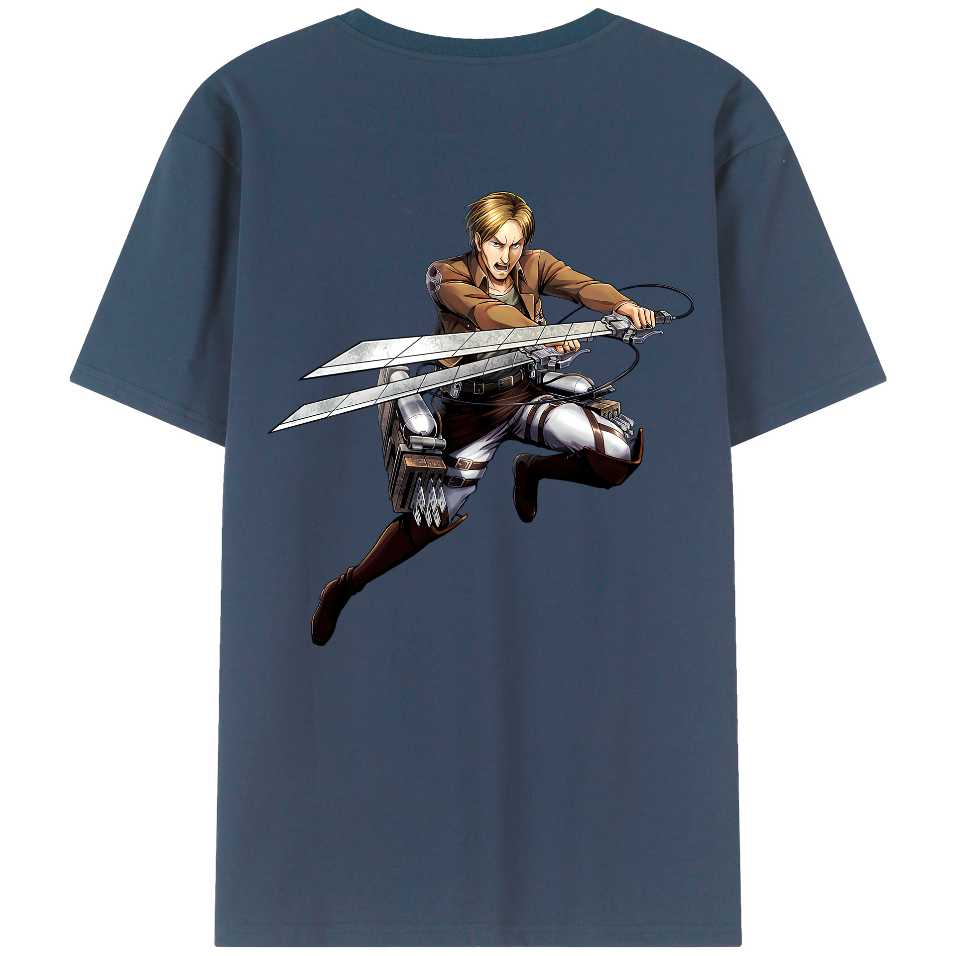 （画像用） 進撃の巨人 Attack on Titan レディース半袖Tシャツ(バックプリント)