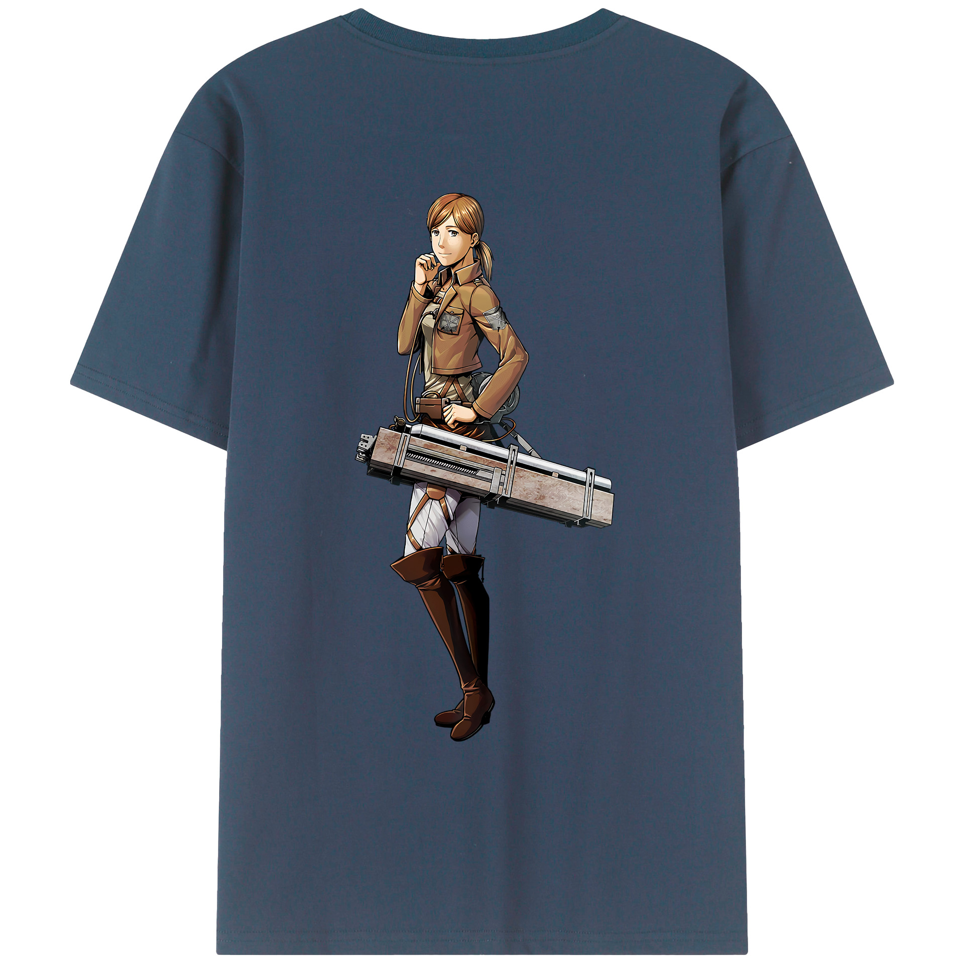 （画像用） 進撃の巨人 Attack on Titan レディース半袖Tシャツ(バックプリント)