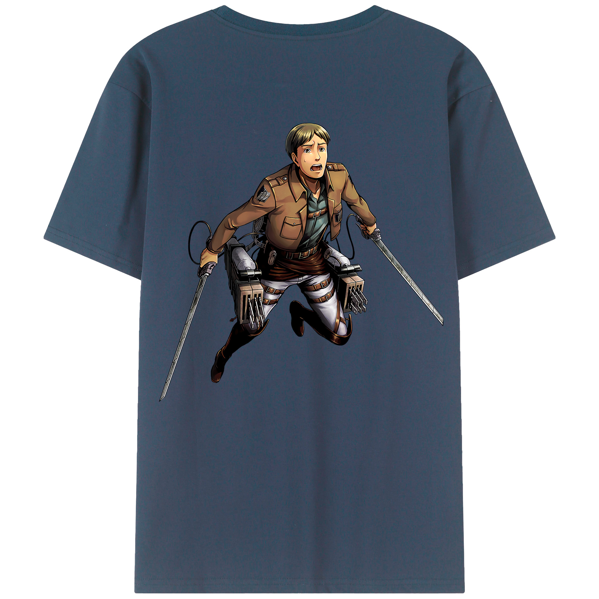 （画像用） 進撃の巨人 Attack on Titan レディース半袖Tシャツ(バックプリント)