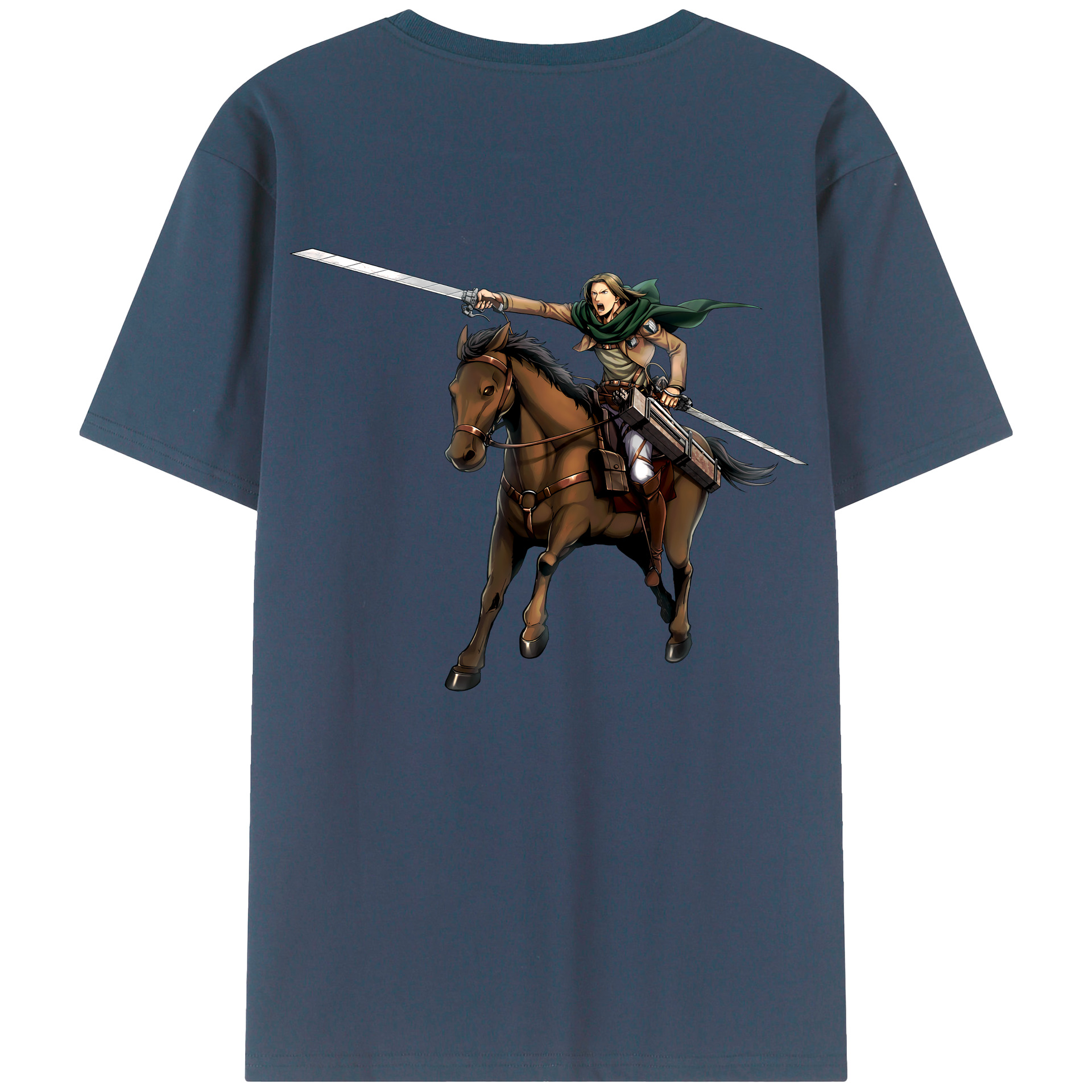 （画像用） 進撃の巨人 Attack on Titan レディース半袖Tシャツ(バックプリント)