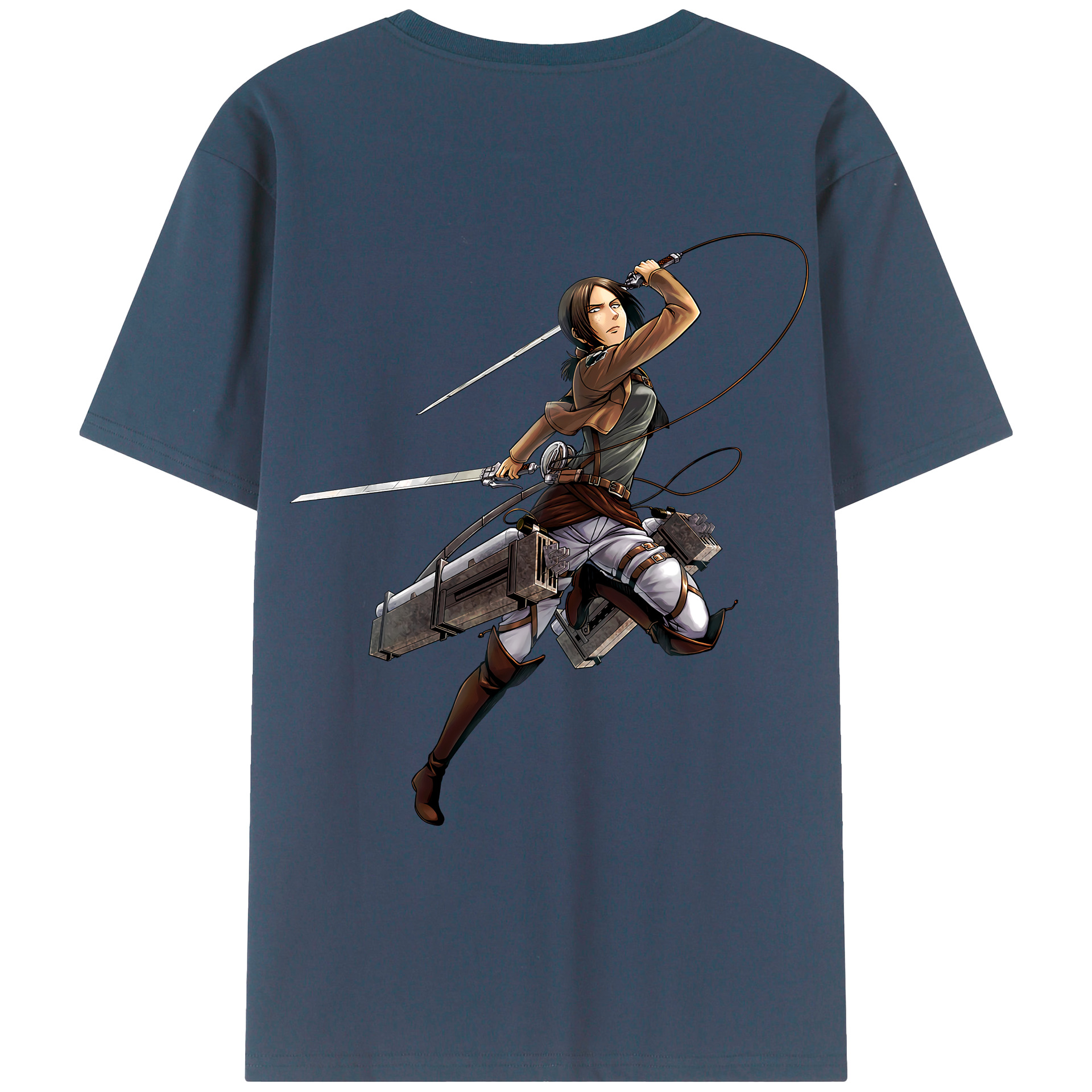（画像用） 進撃の巨人 Attack on Titan レディース半袖Tシャツ(バックプリント)