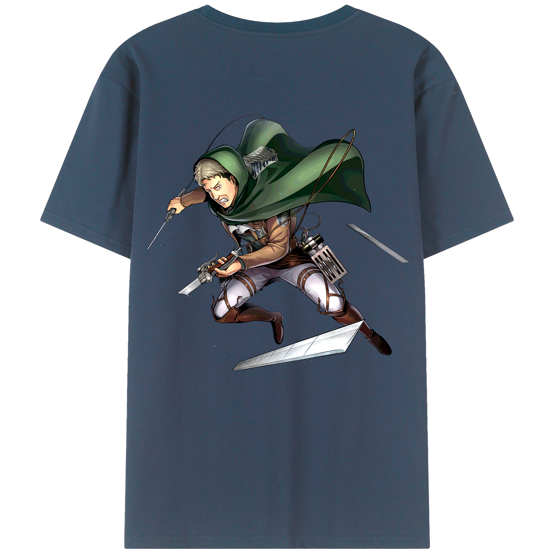 （画像用） 進撃の巨人 Attack on Titan レディース半袖Tシャツ(バックプリント)