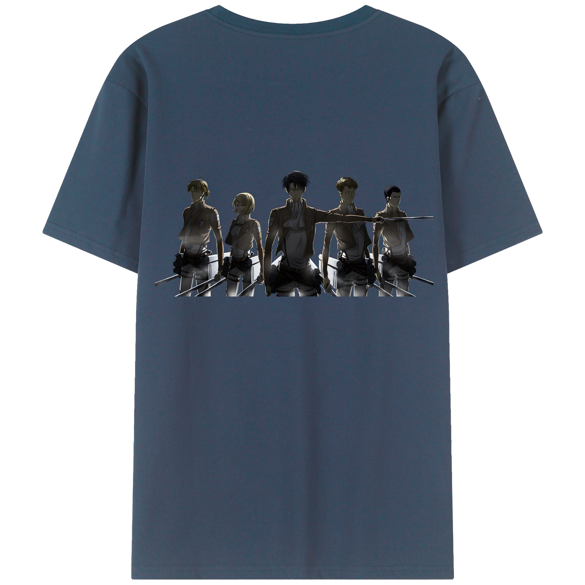 （画像用） 進撃の巨人 Attack on Titan レディース半袖Tシャツ(バックプリント)