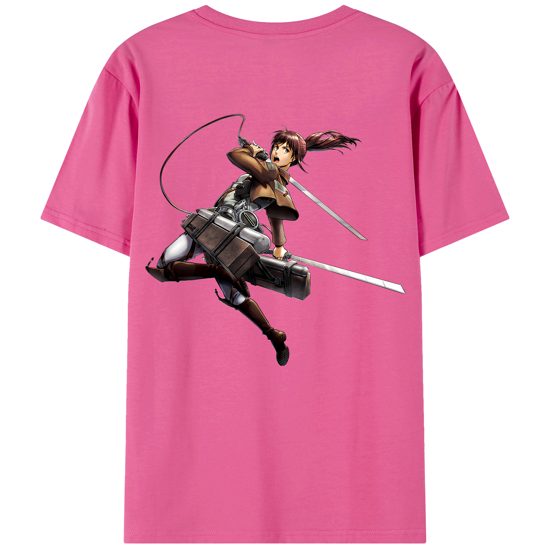 （画像用） 進撃の巨人 サシャ·ブラウス Attack on Titan Sasha Blaus レディース半袖Tシャツ(バックプリント)