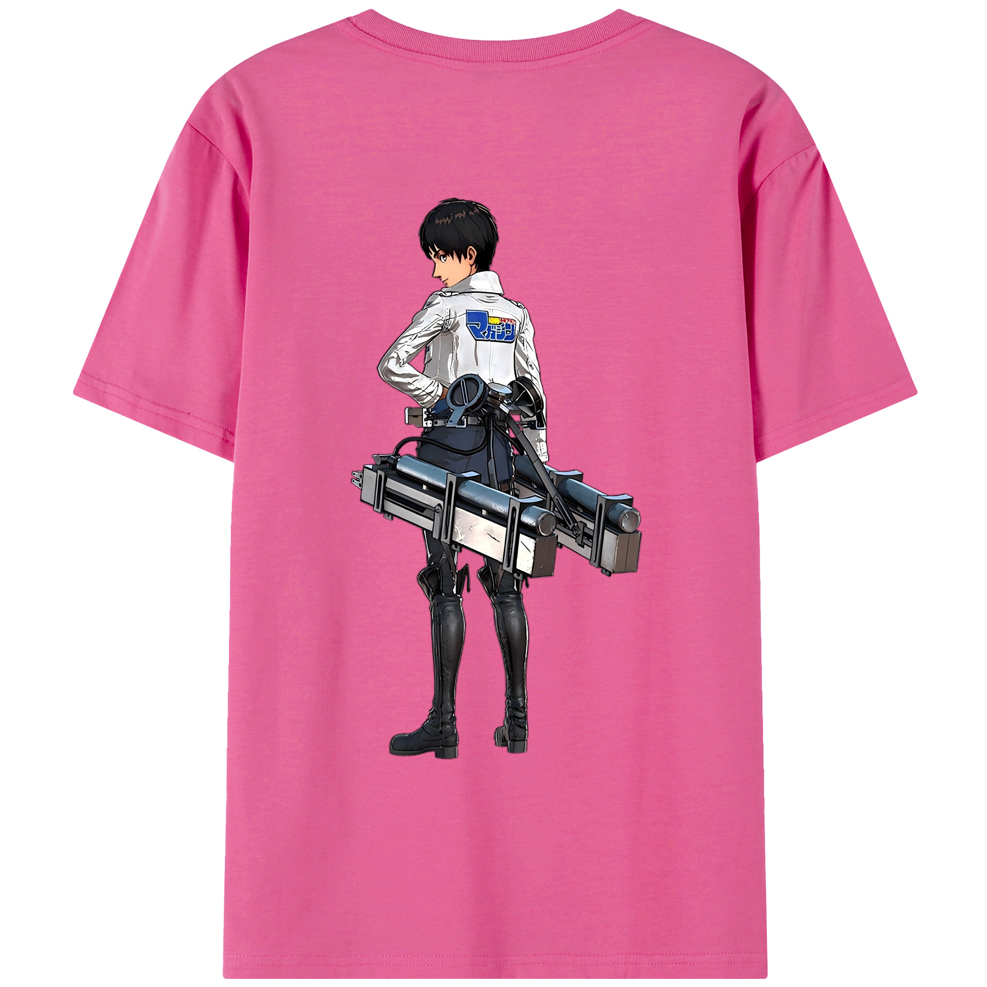 （画像用） 進撃の巨人 エレン･イェーガー Attack on Titan Eren Jäger レディース半袖Tシャツ(バックプリント)