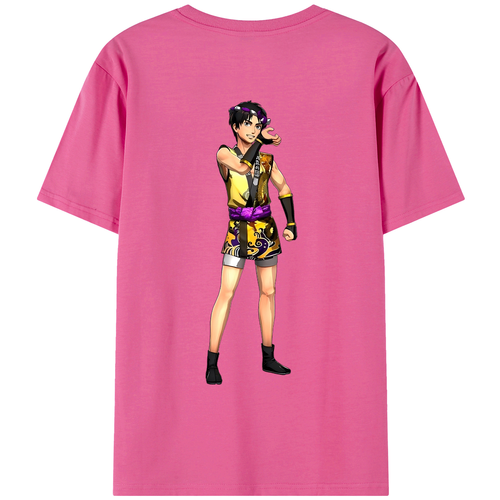 （画像用） 進撃の巨人 リヴァイ·アッカーマン Attack on Titan Levi Ackerman レディース半袖Tシャツ(バックプリント)