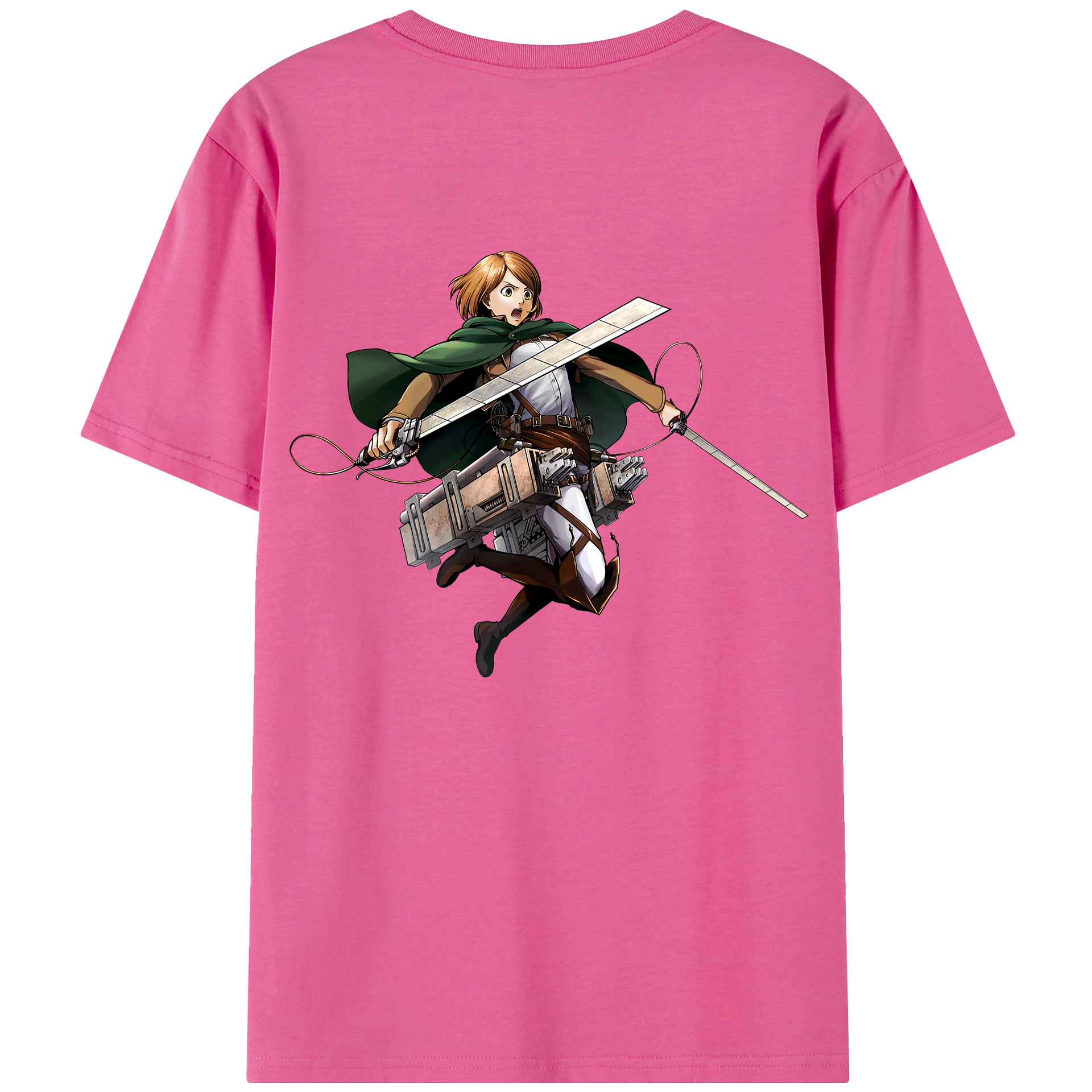 （画像用） 進撃の巨人 ペトラ·ラル Attack on Titan Petra Rall レディース半袖Tシャツ(バックプリント)