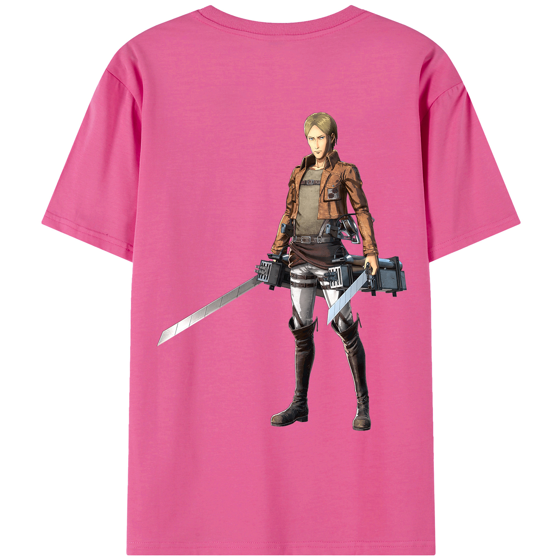 （画像用） 進撃の巨人 Attack on Titan レディース半袖Tシャツ(バックプリント)
